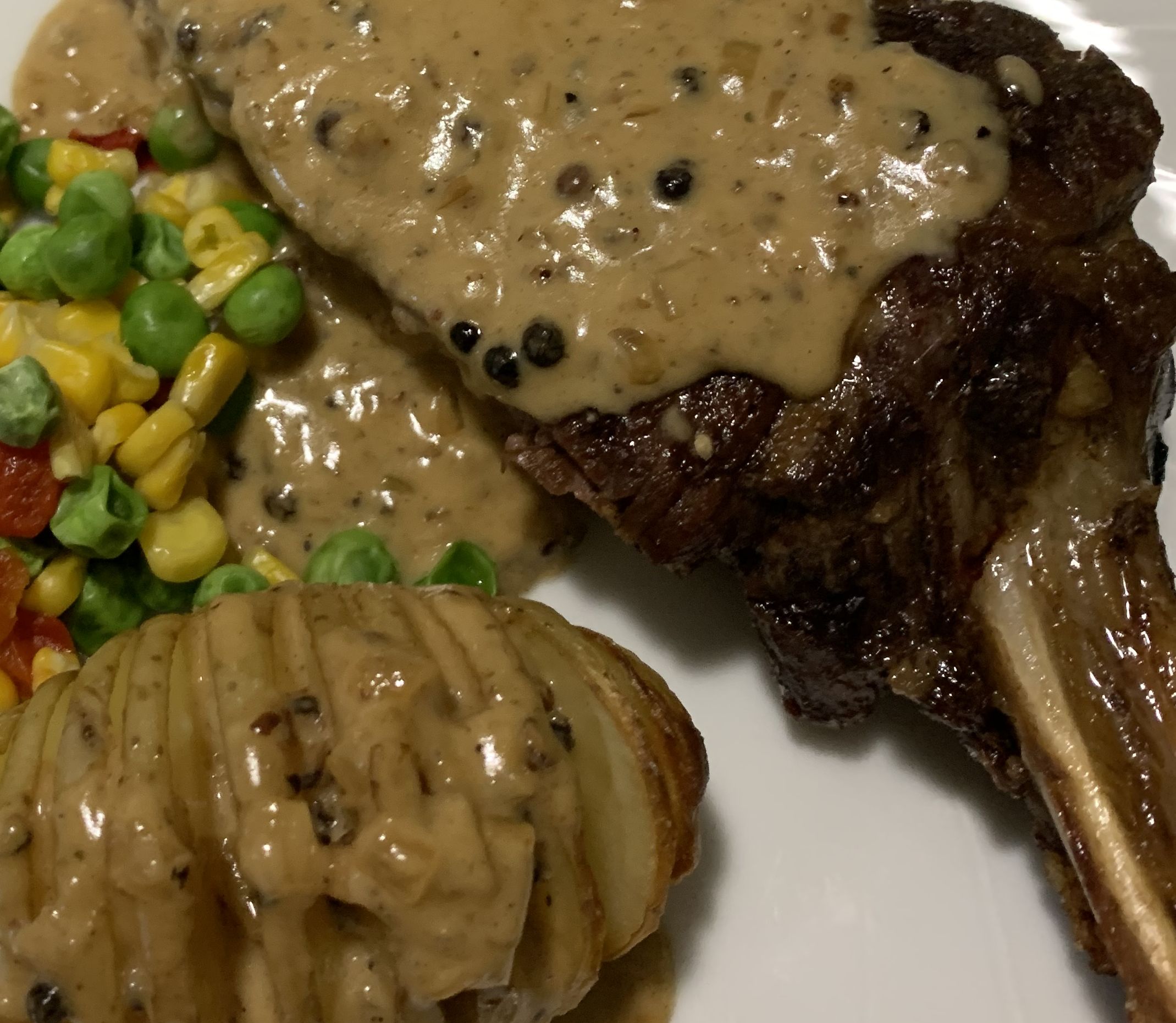 Creamy Pepper Brandy Sauce bunch