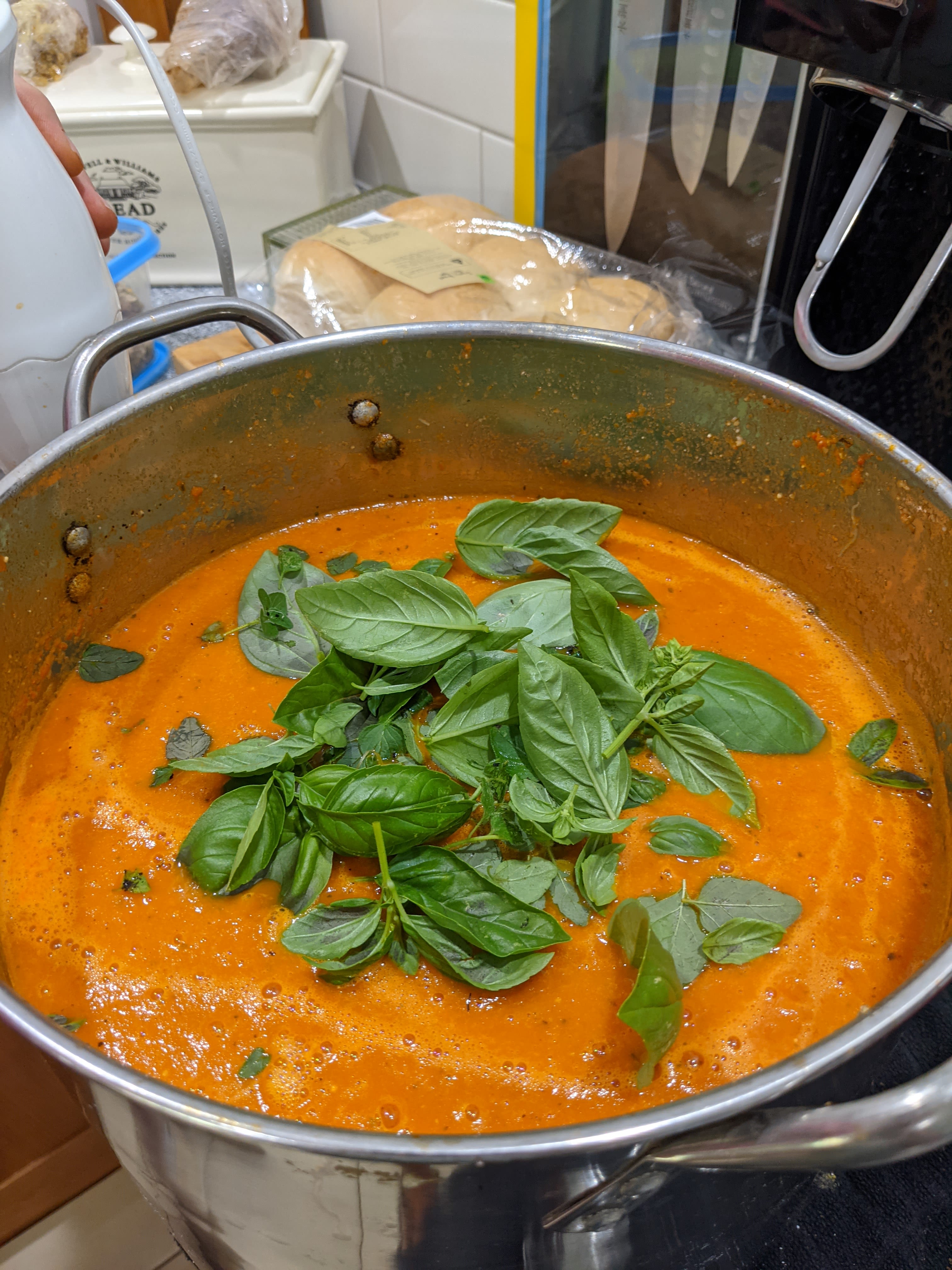 Bulk tomato base sauce bunch