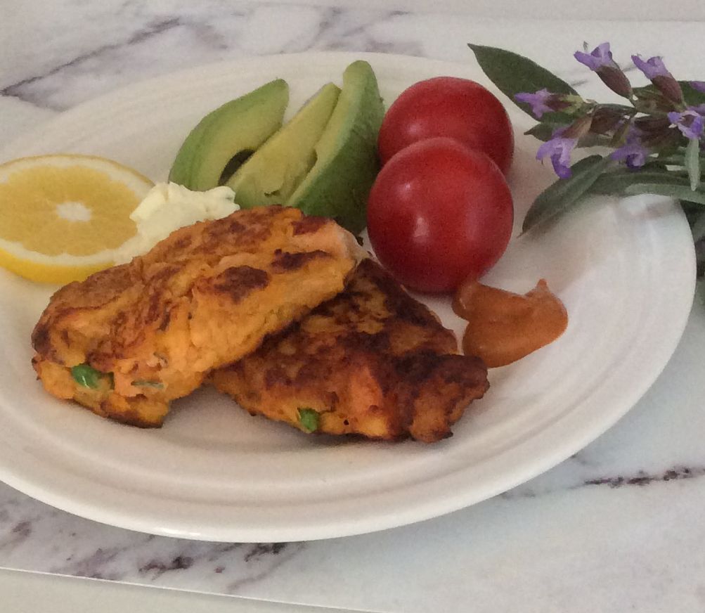 Salmon & Kumara Fritters bunch