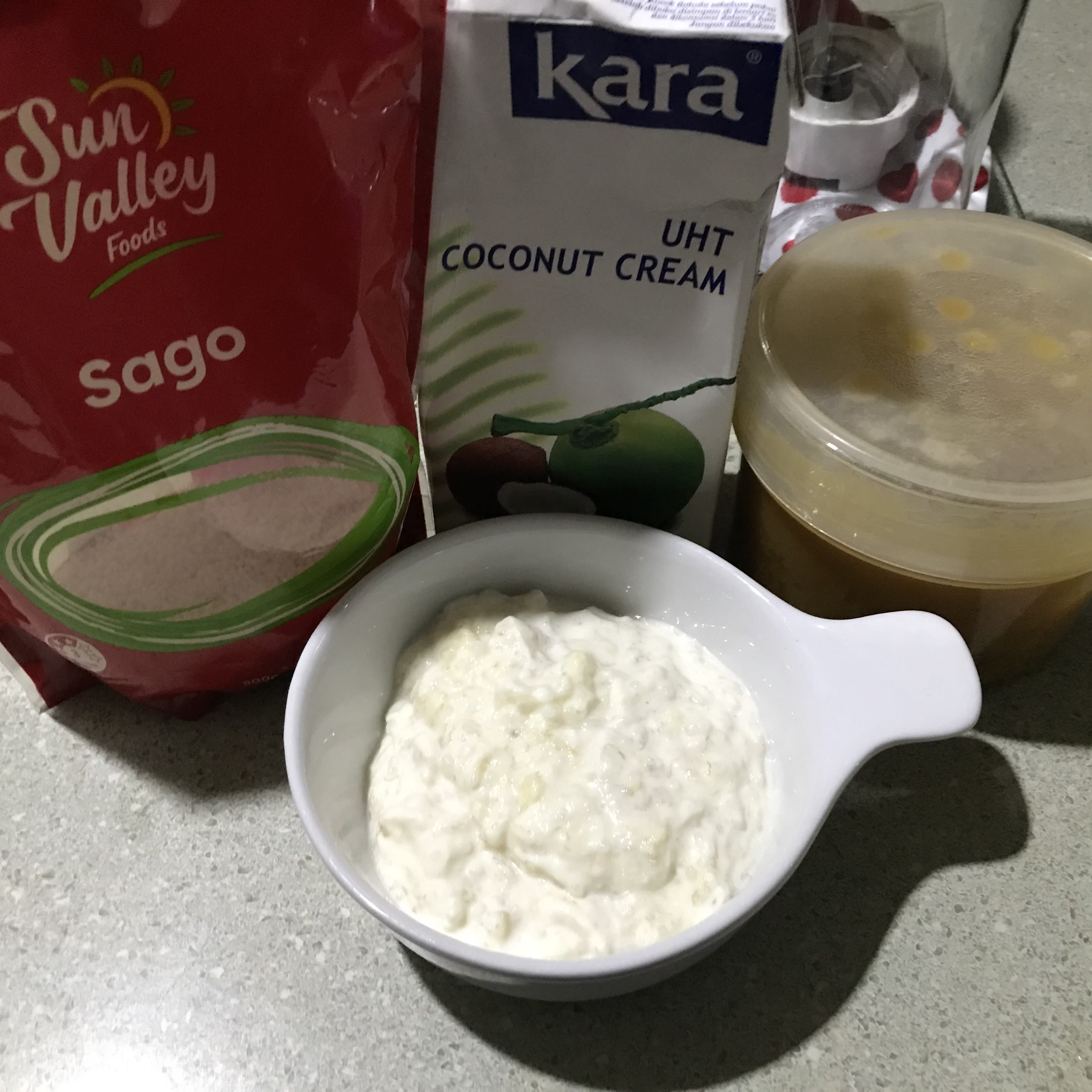 Sego Begono Banana and Sago and Coconut Dish | bunch