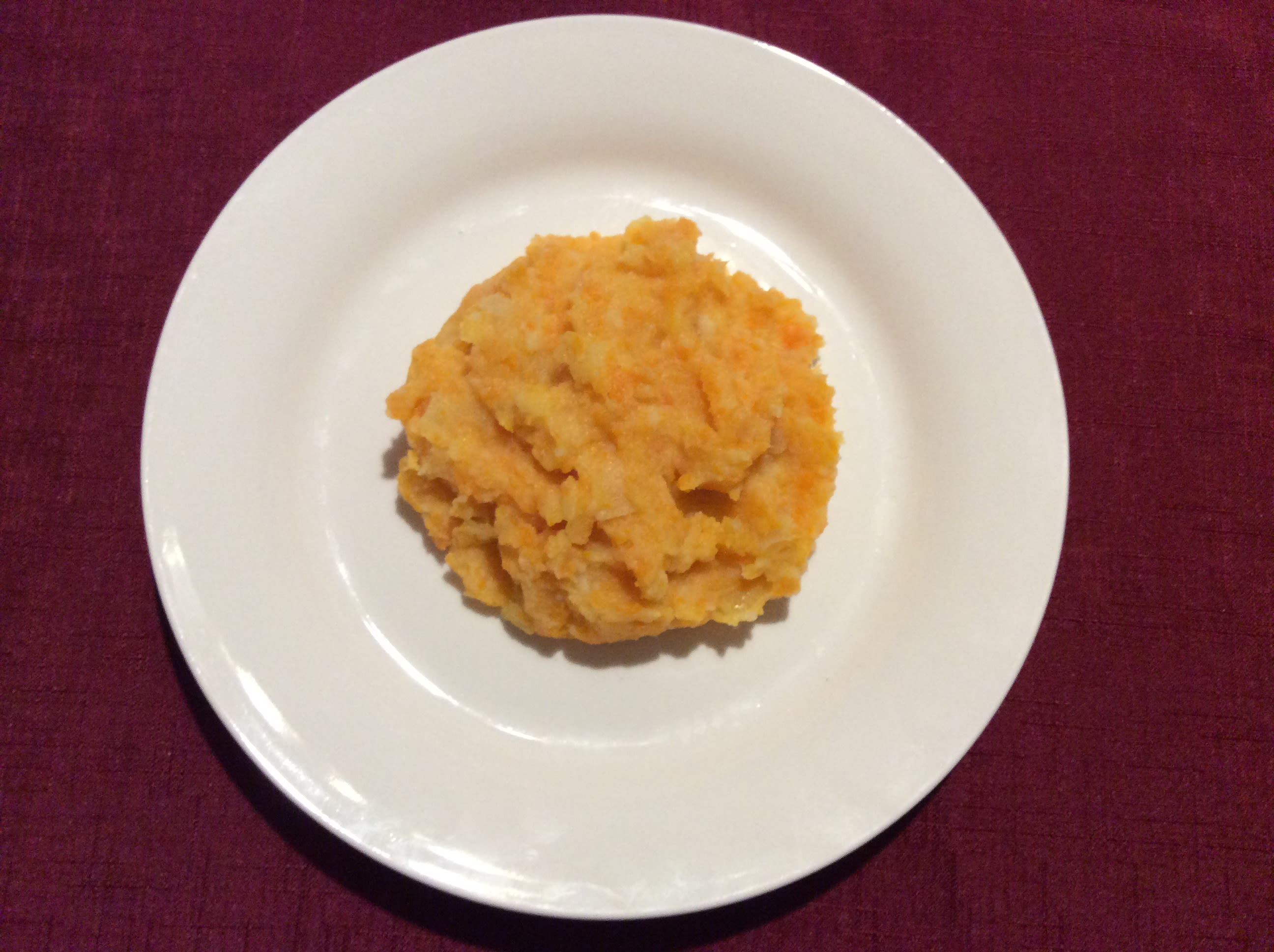Carrot with Potato and Onion mash. bunch