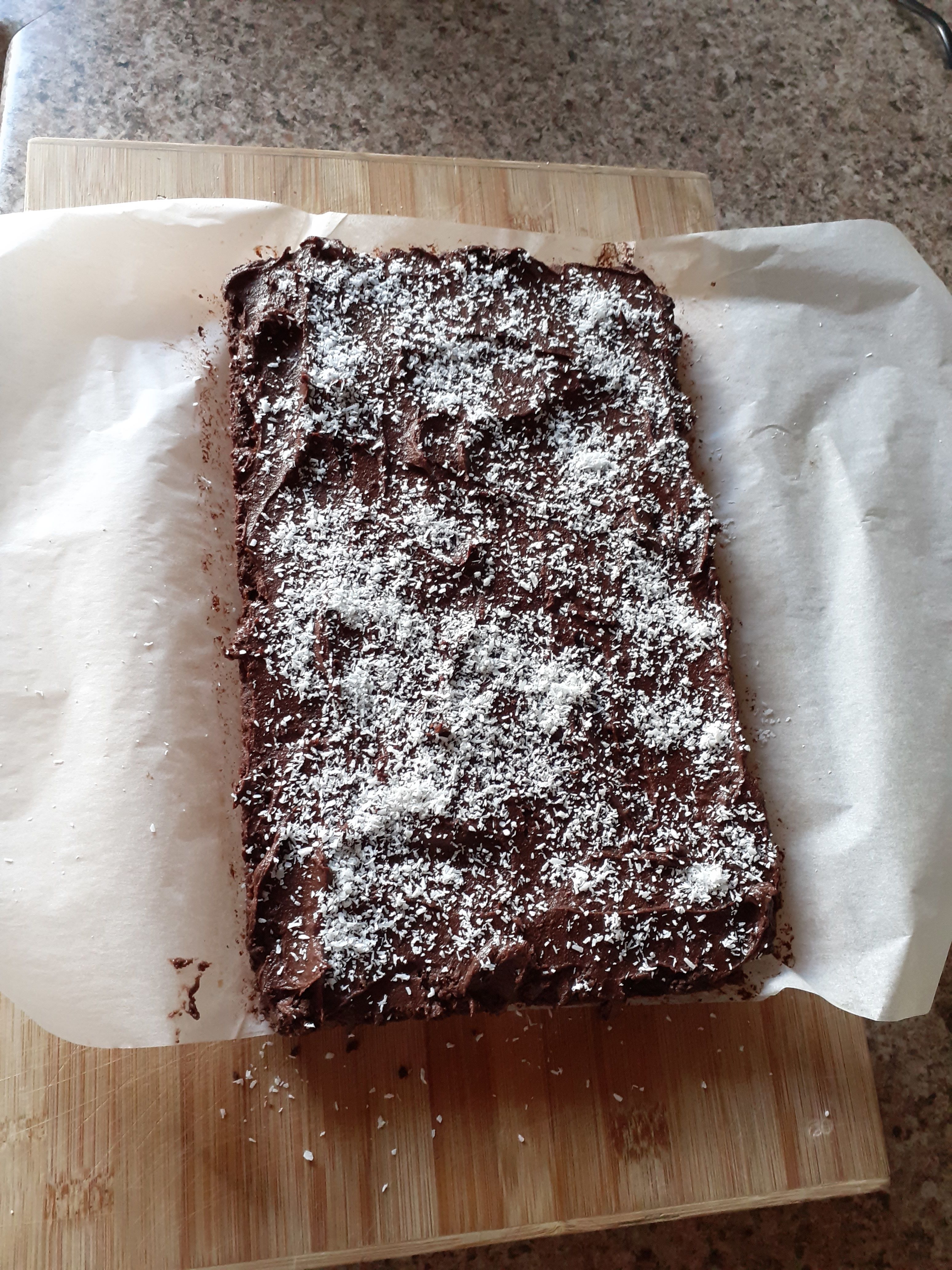 Chocolate Coconut Weetbix Slice bunch