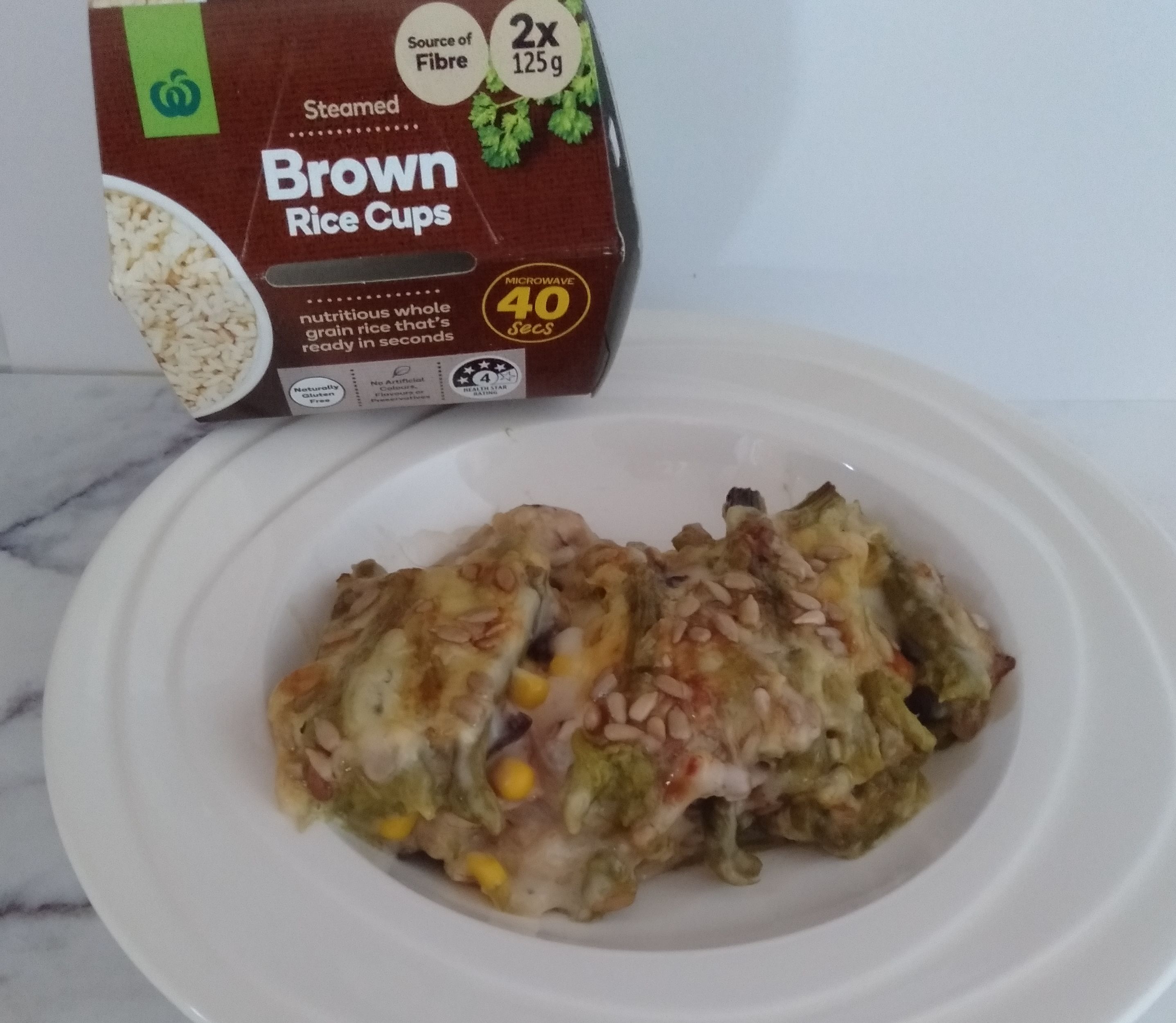 Asparagus Chicken Brown Rice Bake | bunch