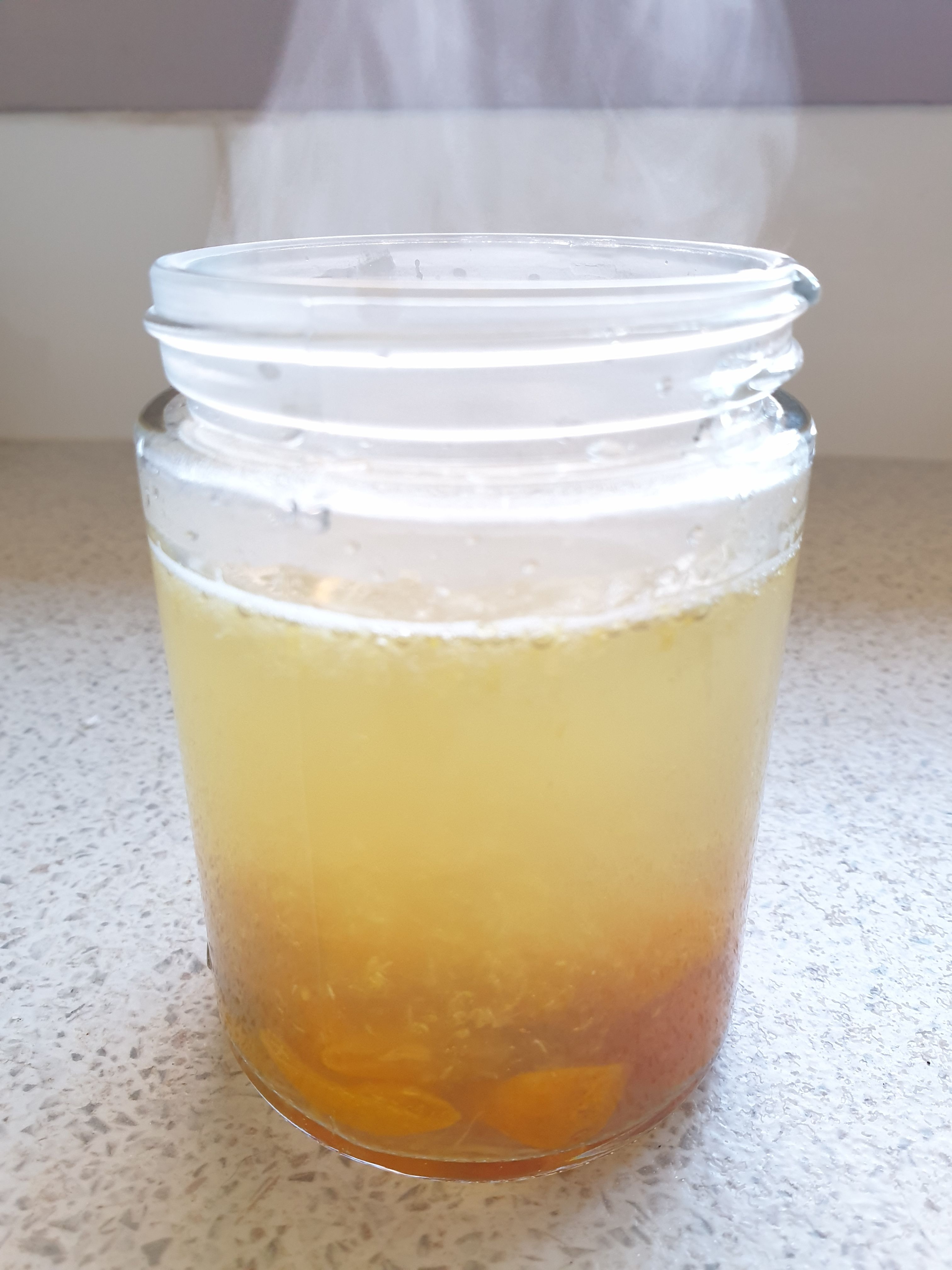 Kumquat tea compote bunch