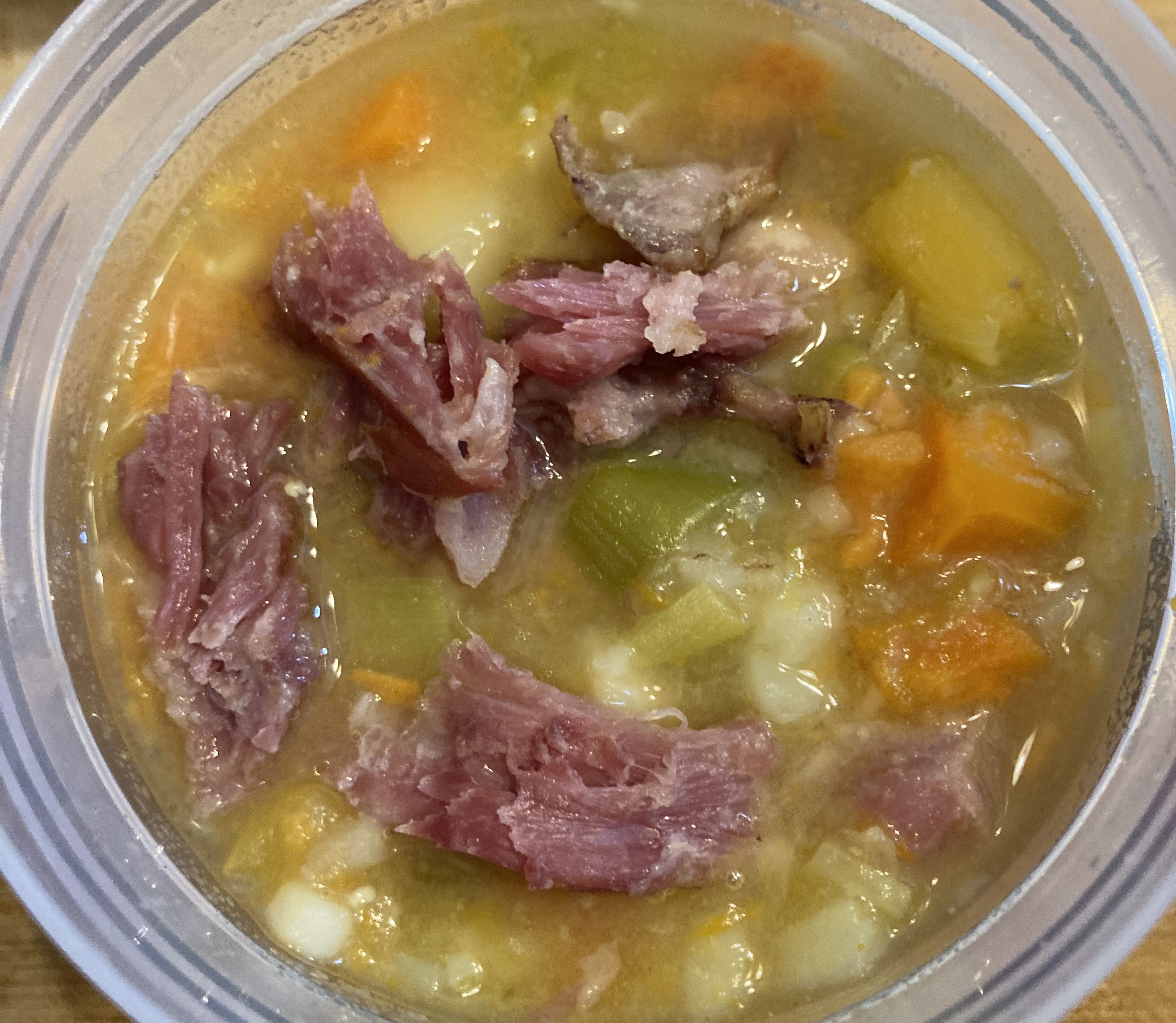 Soup with on sale bacon bones