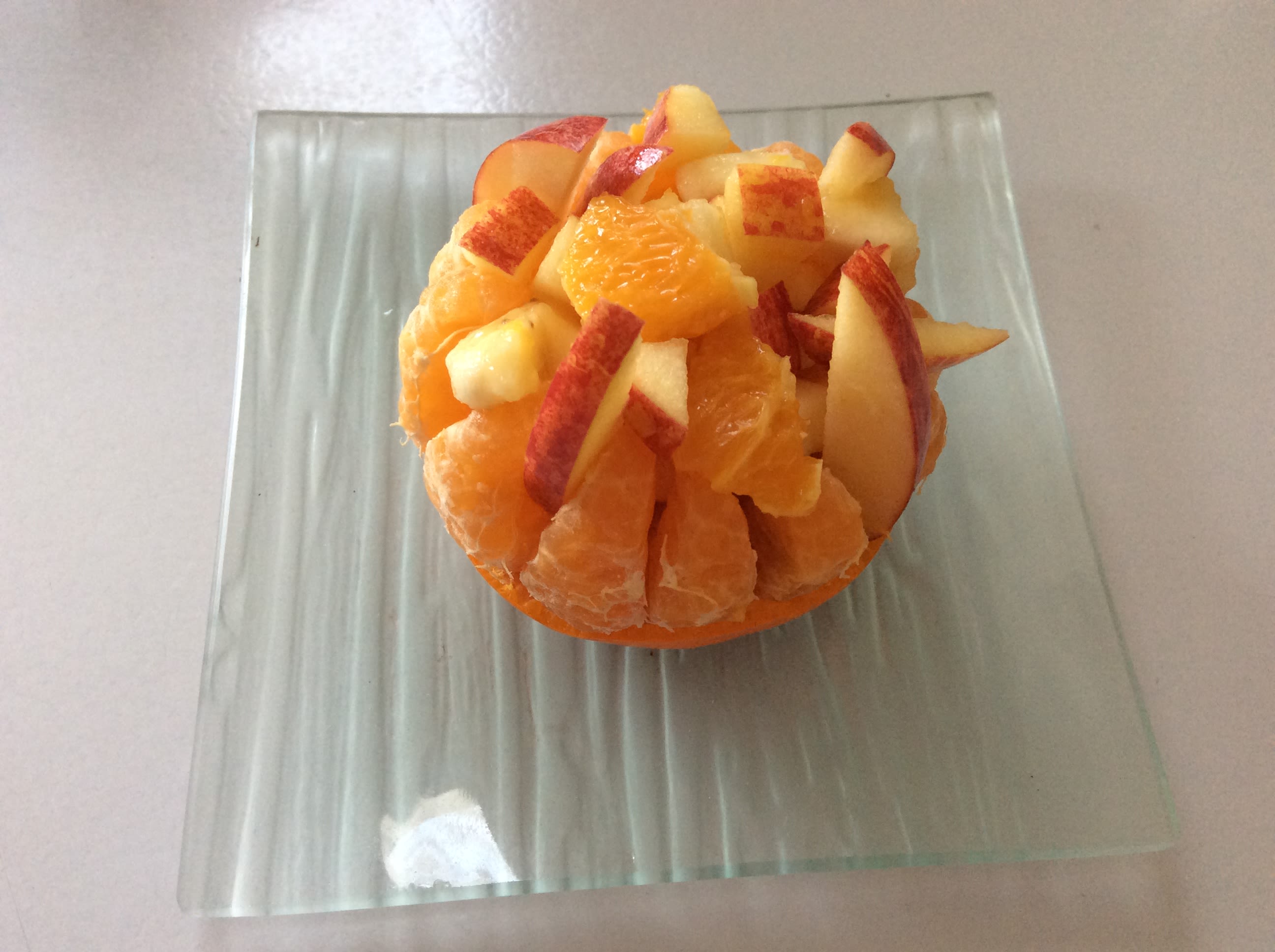 Mandarin fruit cups bunch