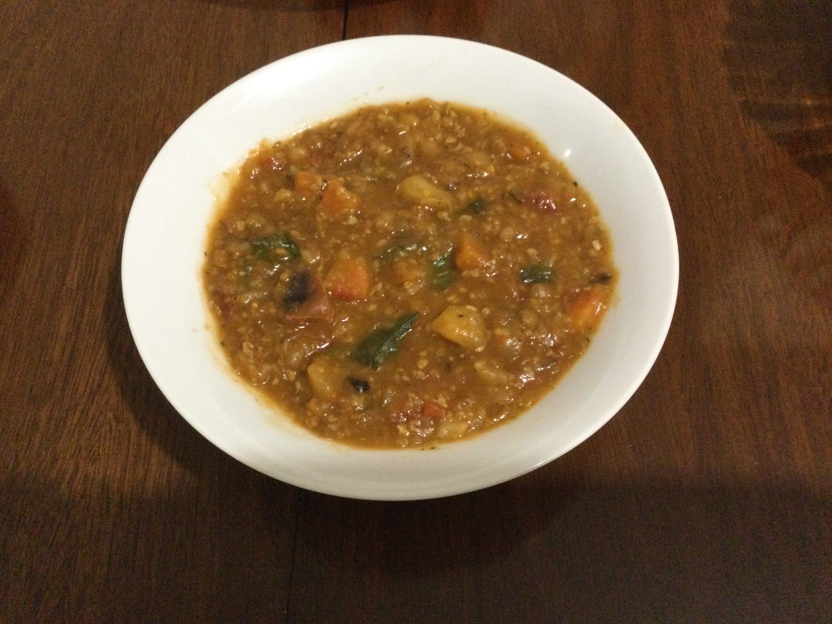 Slow Cooker Hearty Veg Soup with Dried Soup Mix bunch