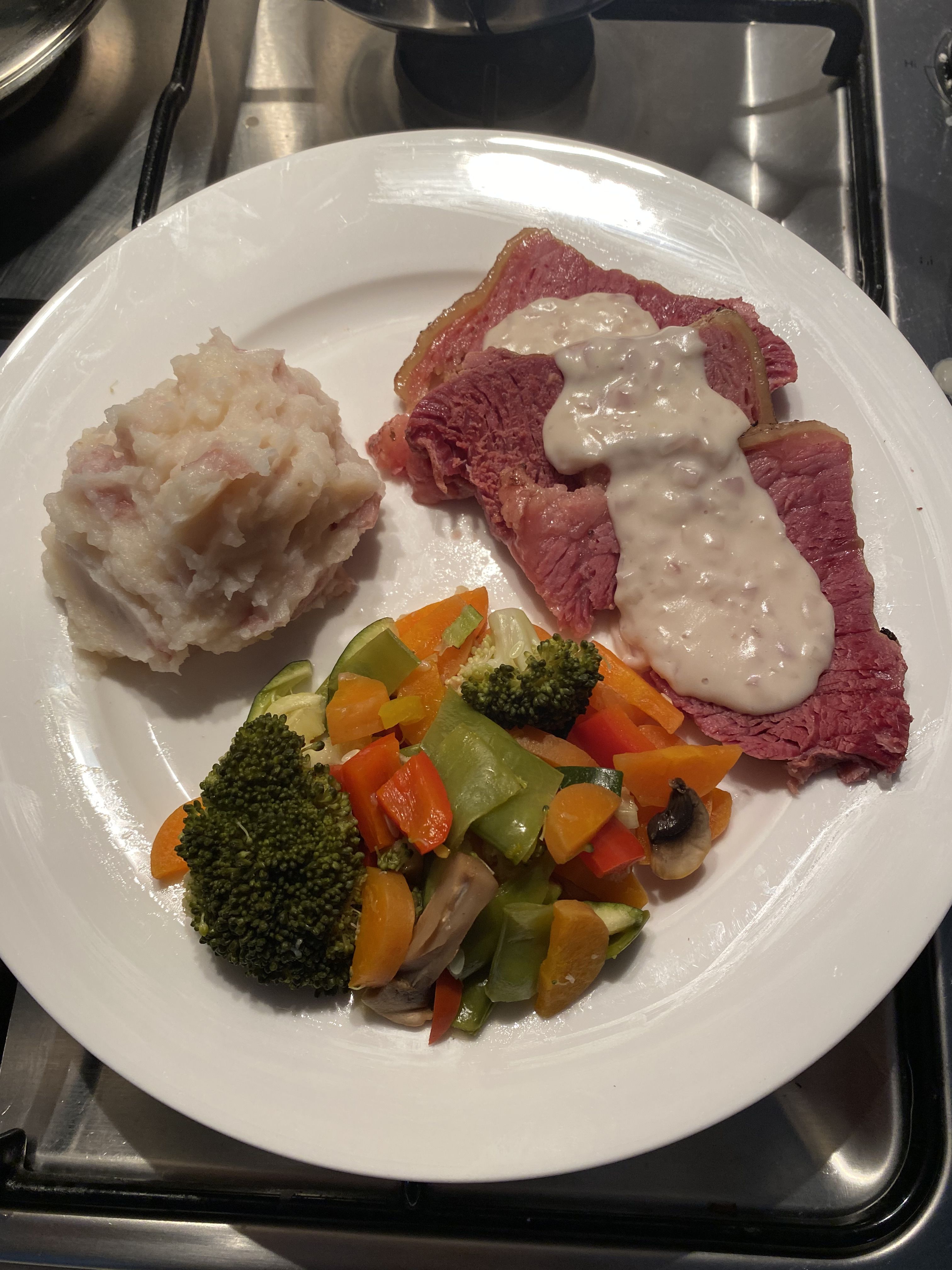 Silverside & Veg with White Sauce bunch