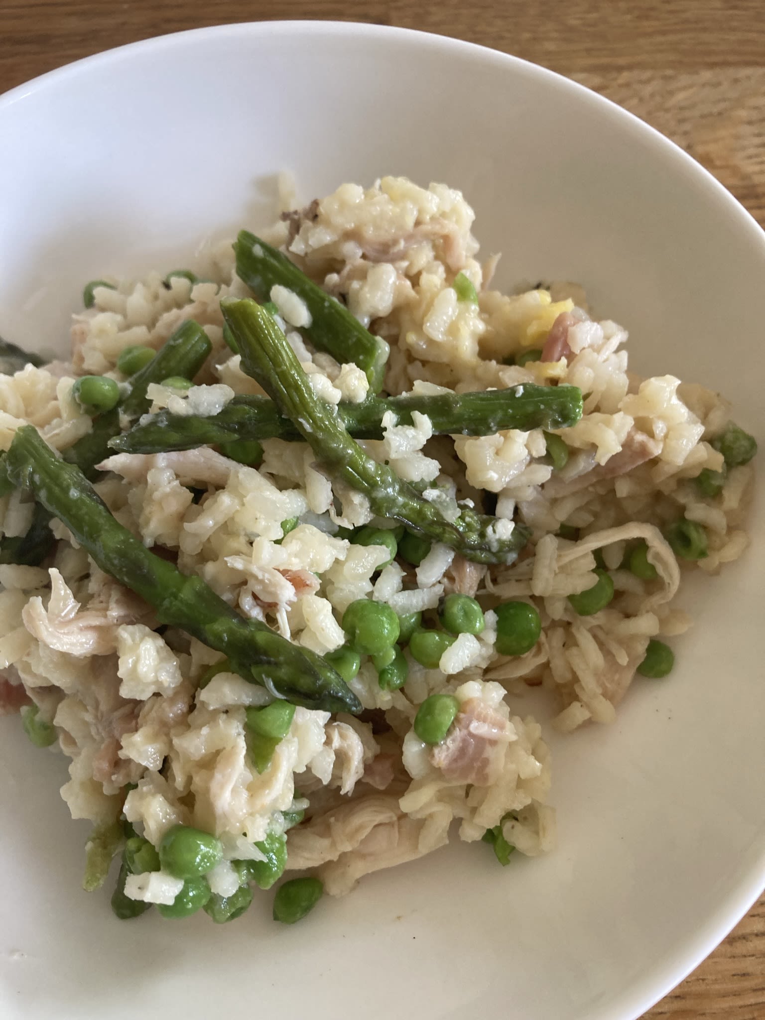 Chicken and Asparagus Risotto bunch