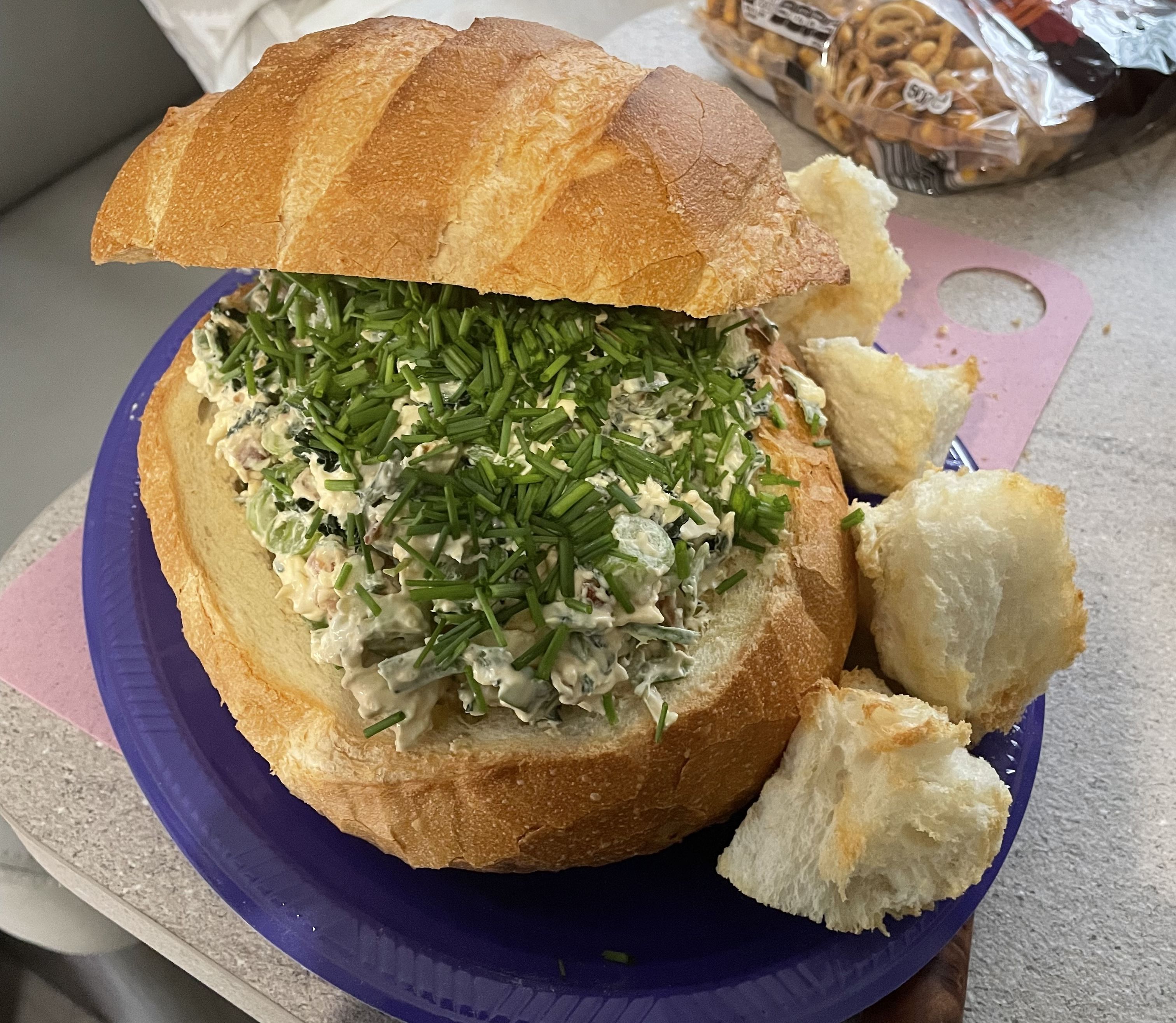French Onion Cobb Loaf bunch
