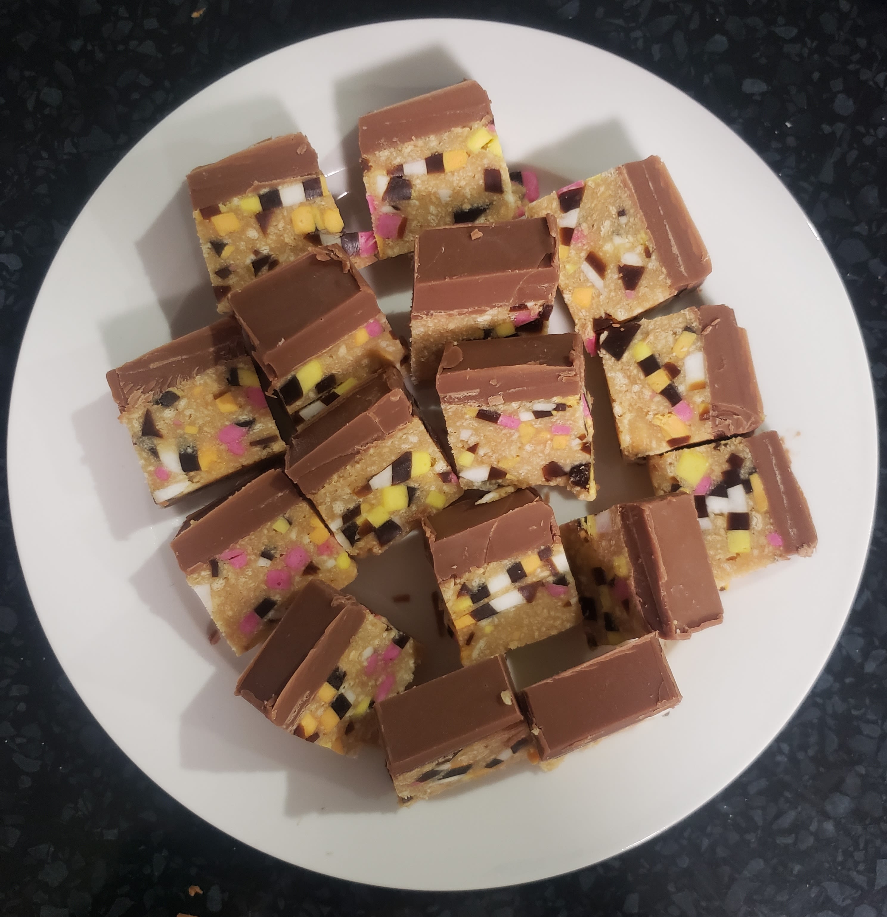 Liquorice Allsorts Slice bunch