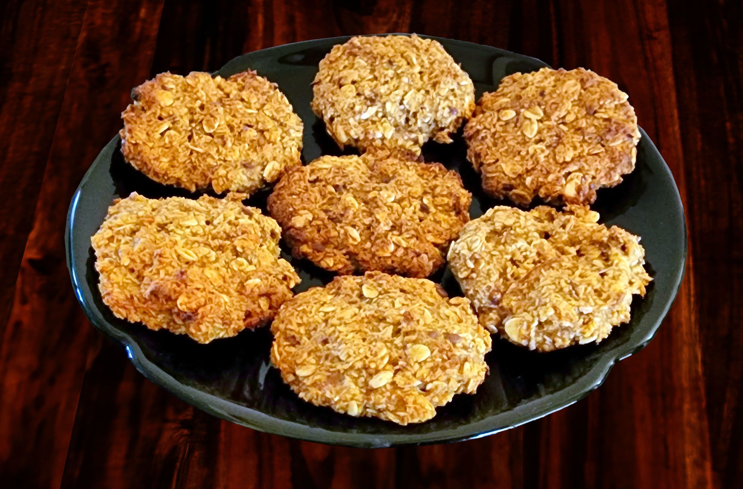 Banana Oat Biscuits bunch