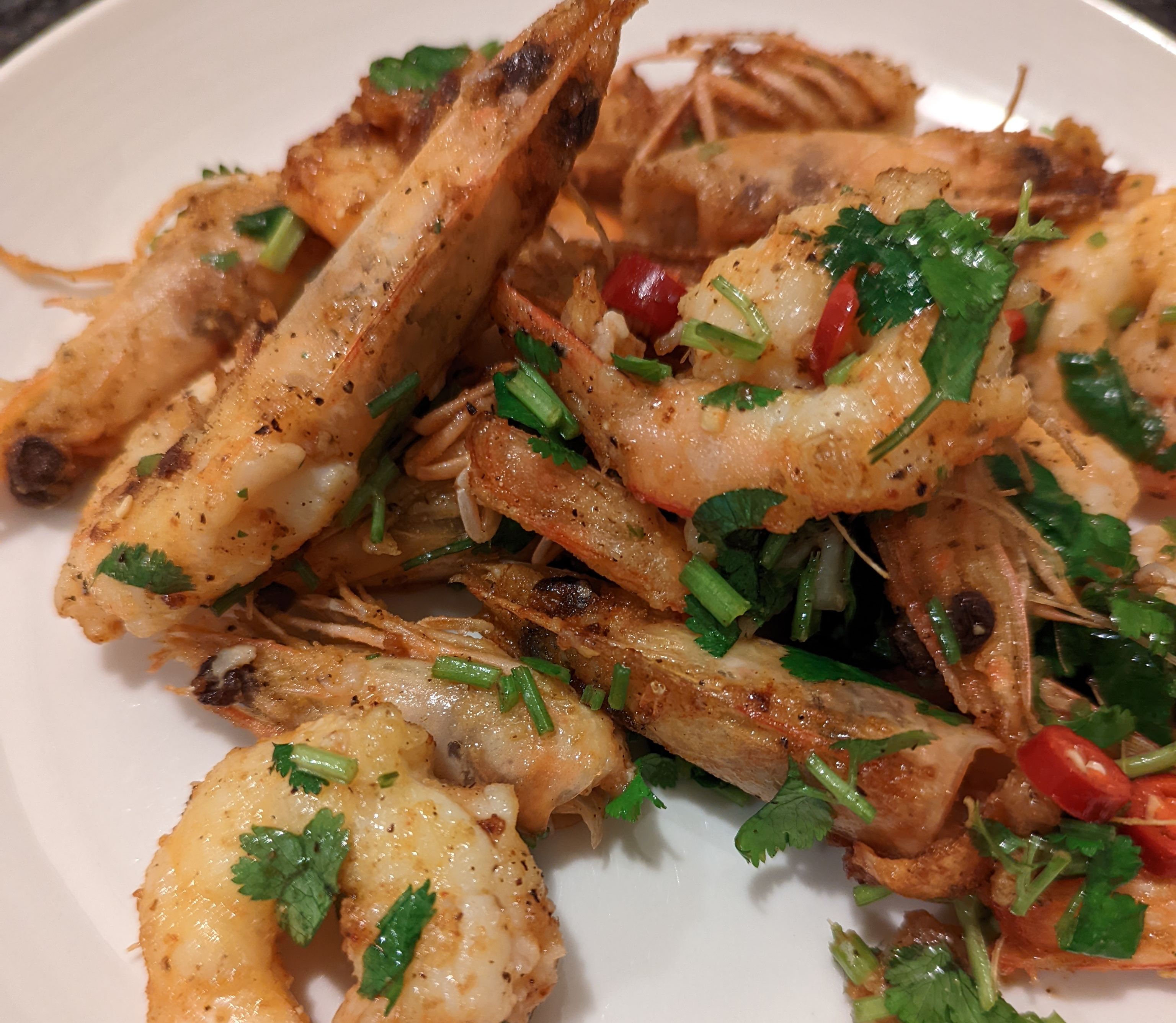 Chilli and coriander prawns | bunch