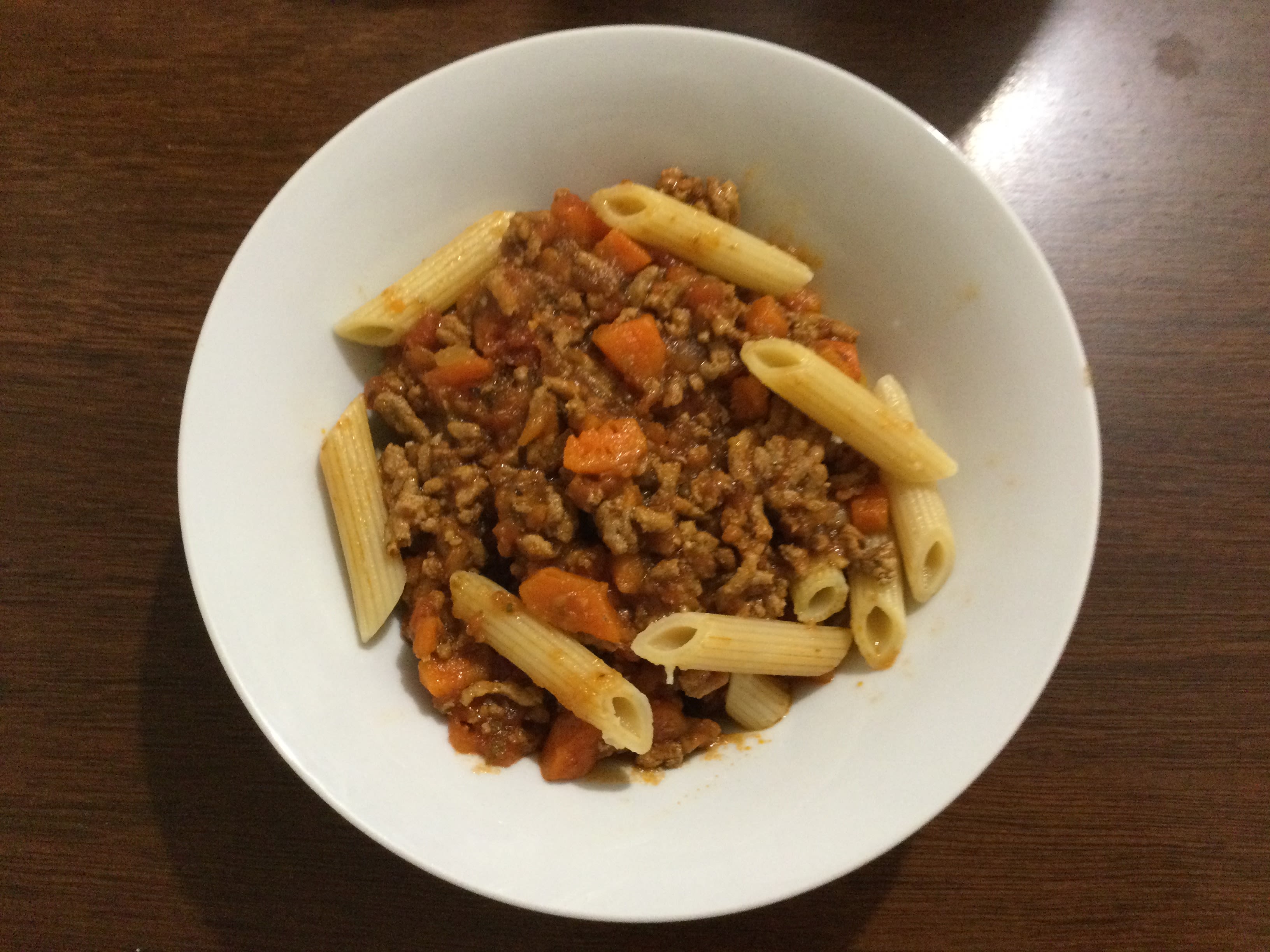 Slow Cooker Pork Mince Bolognese bunch