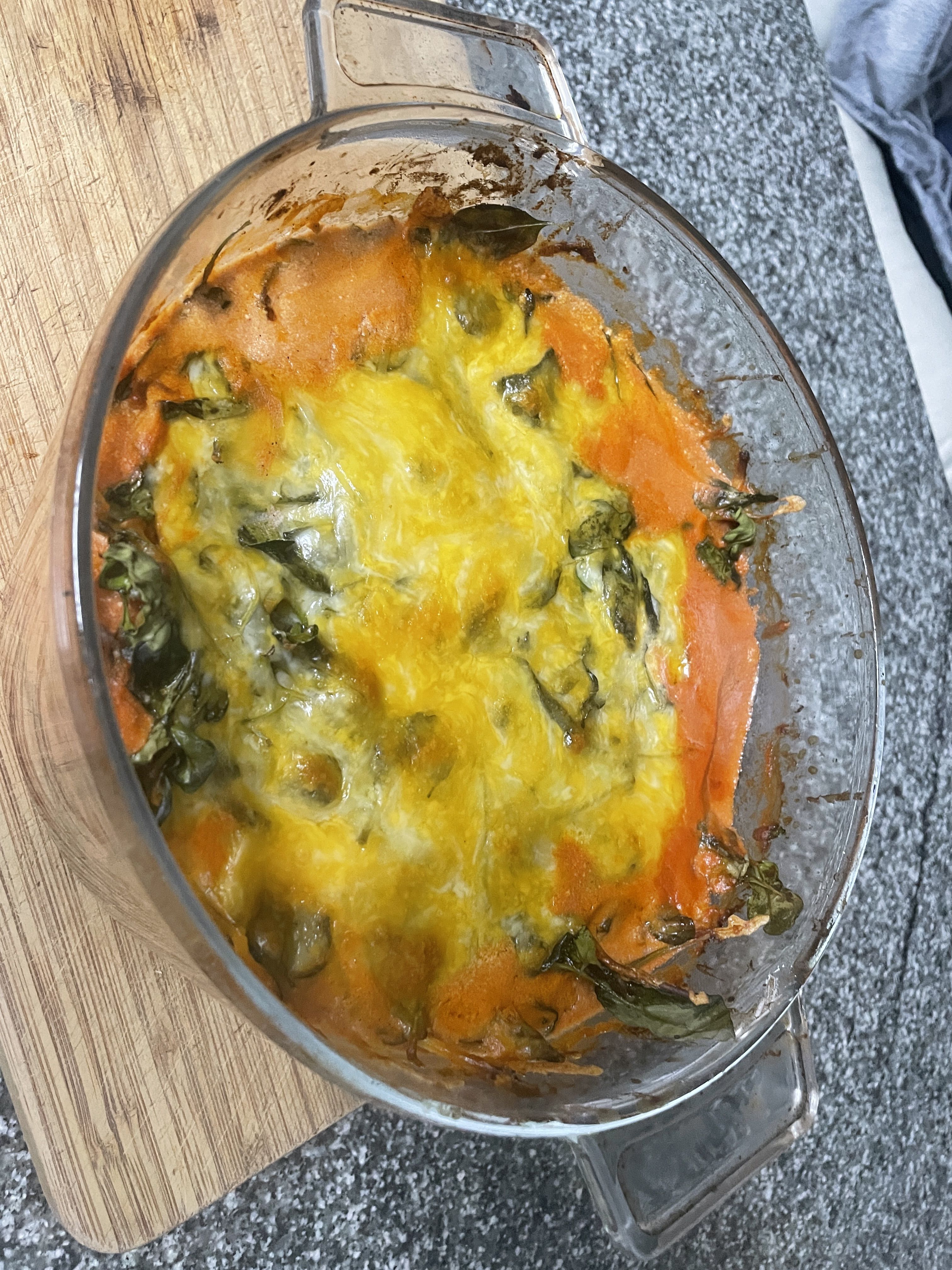 Spinach Ricotta Spaghetti Bake bunch