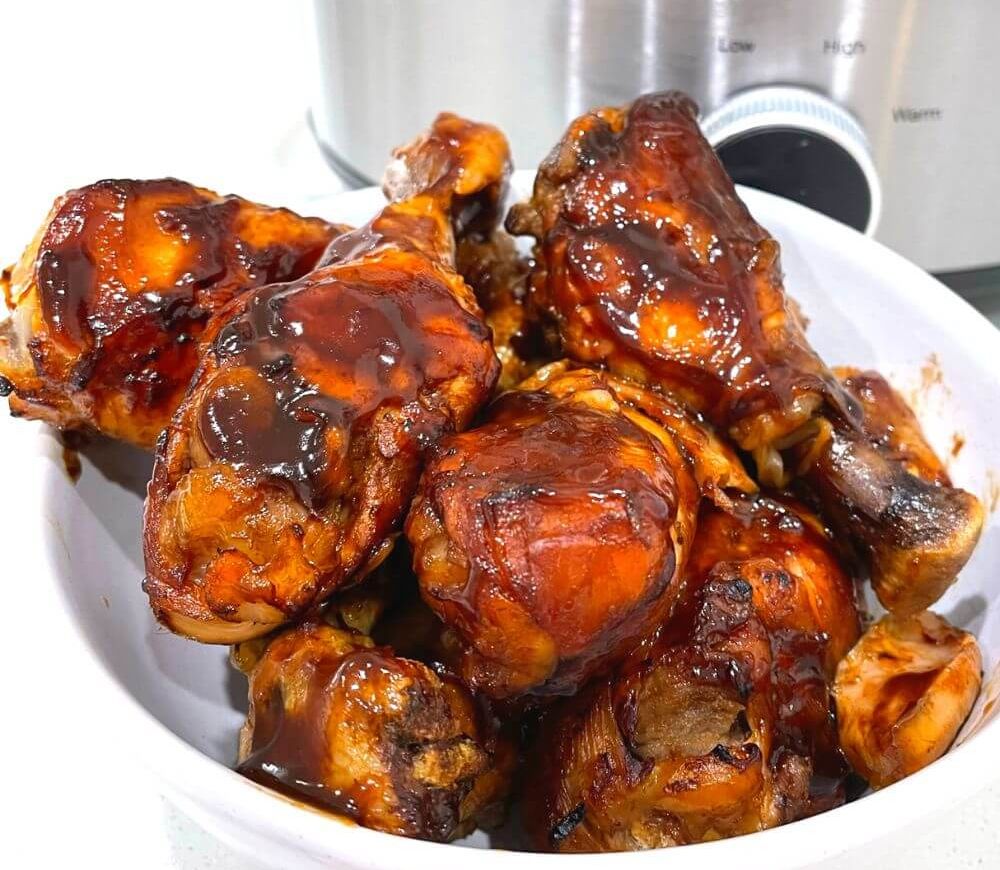 3 Ingredient Slow Cooker Drumsticks bunch