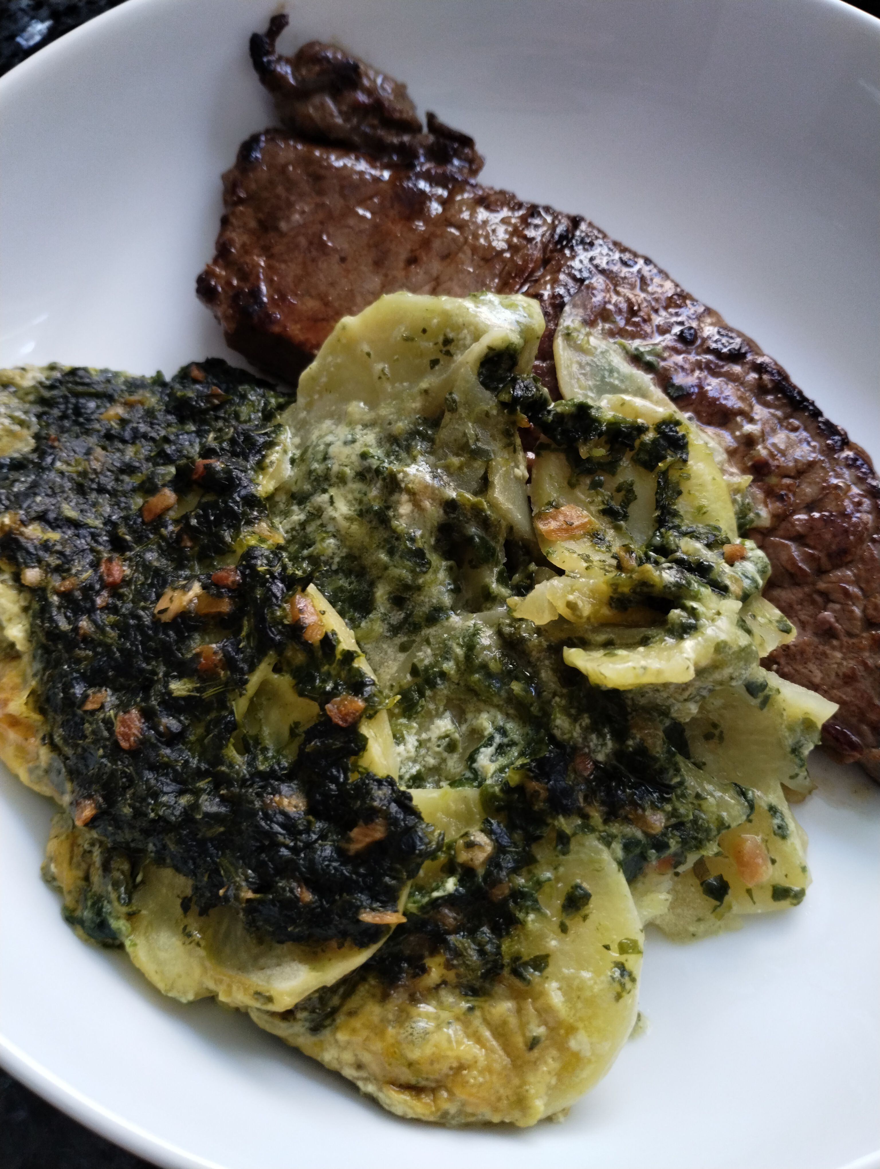 Spinach and Potato Bake | bunch