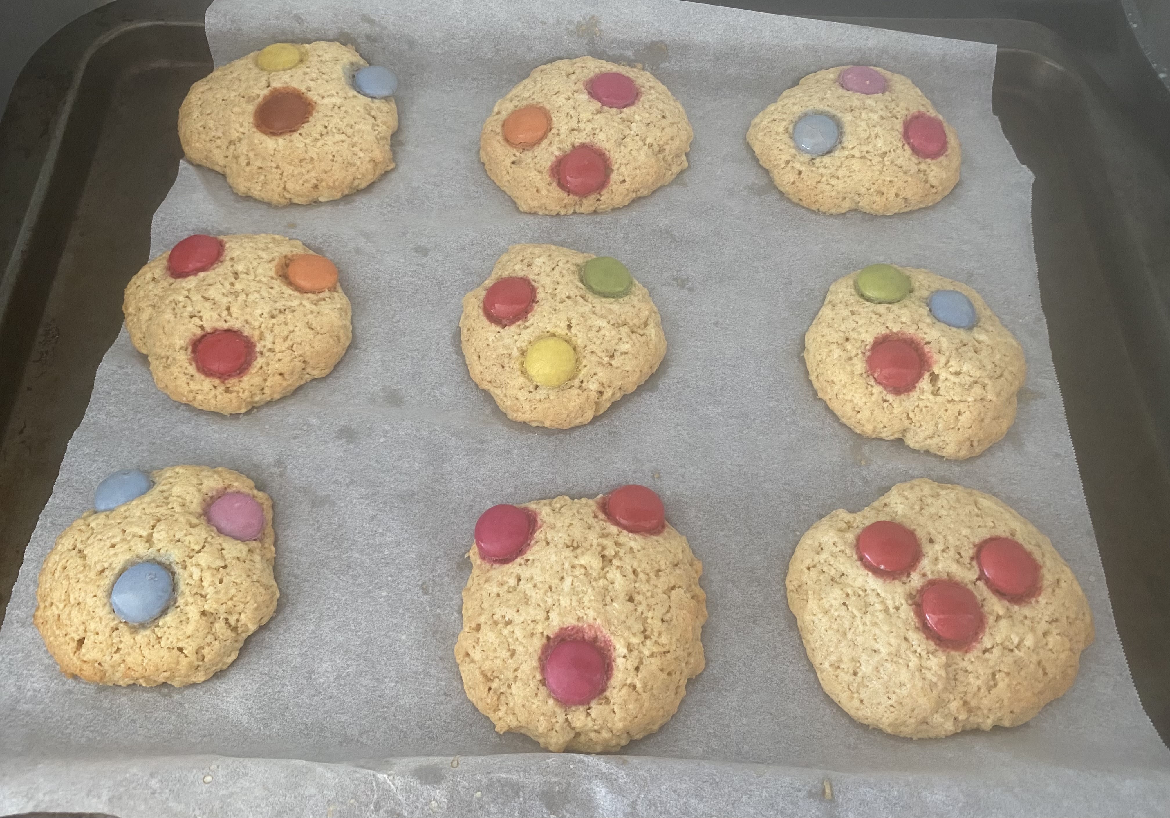 chocolate-button-cookies-bunch