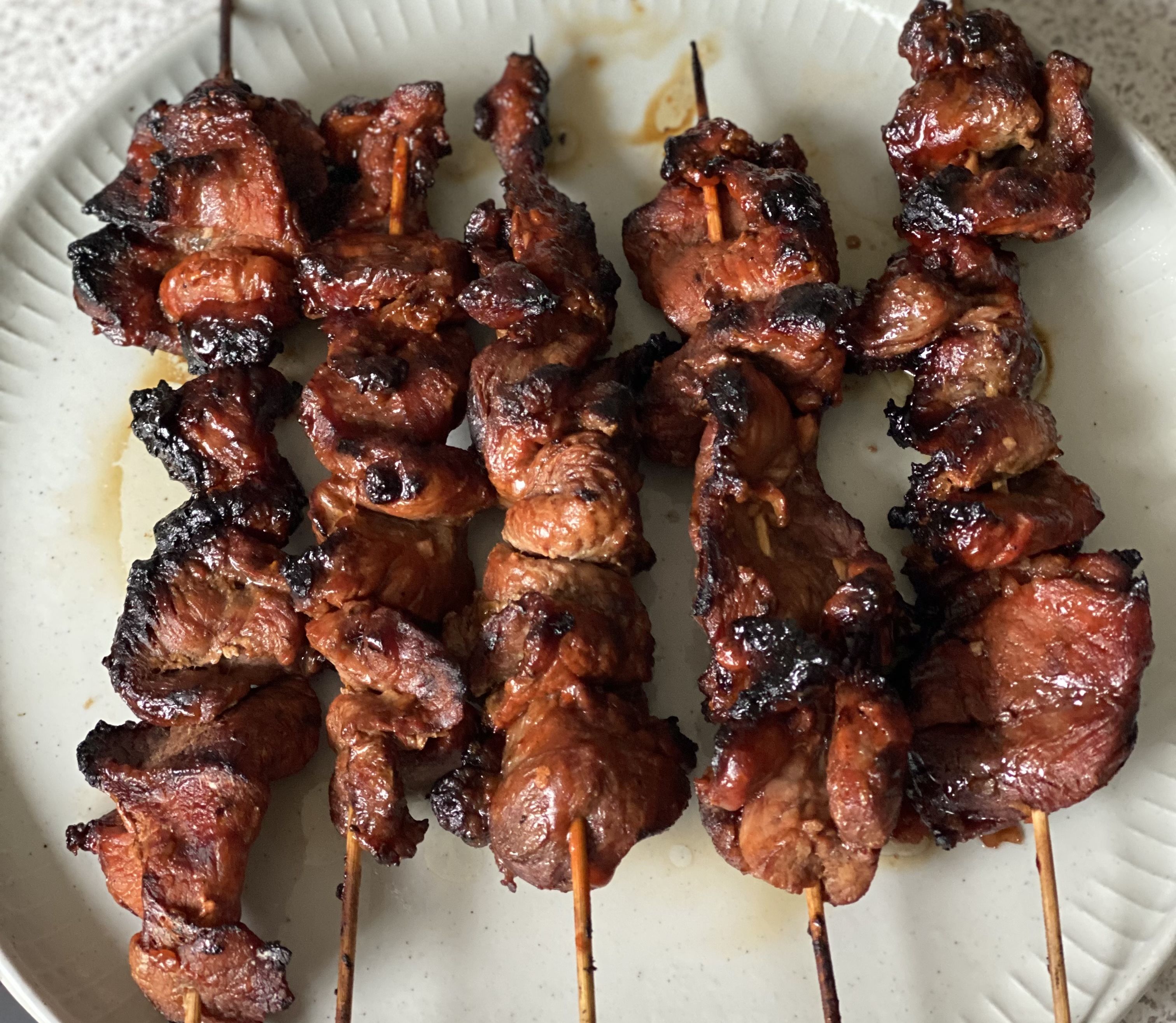 Filipino Barbecue Sticks bunch