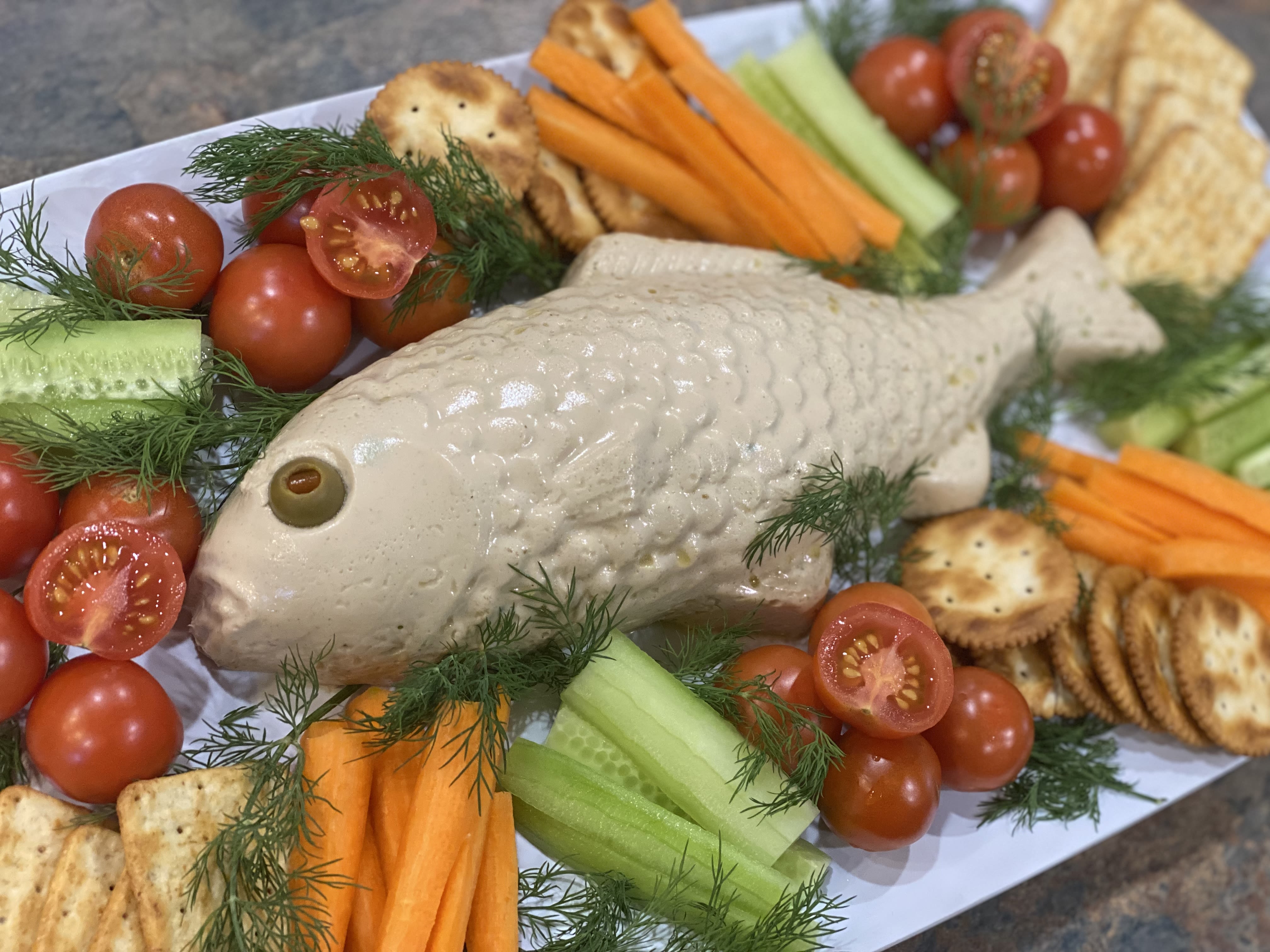 Pink Salmon Mousse Dip bunch