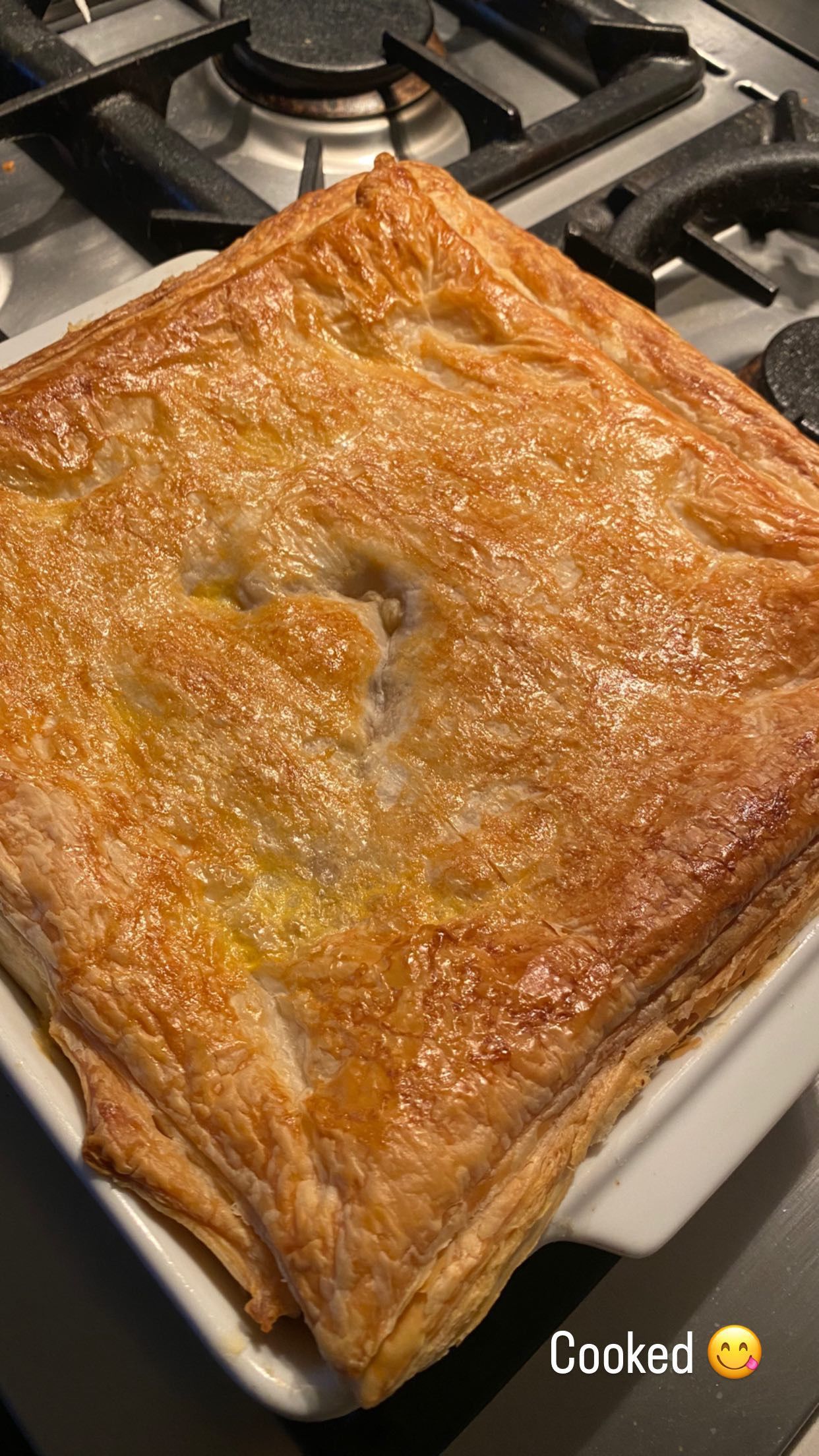 Chicken, leek, mushroom and bacon pie | bunch