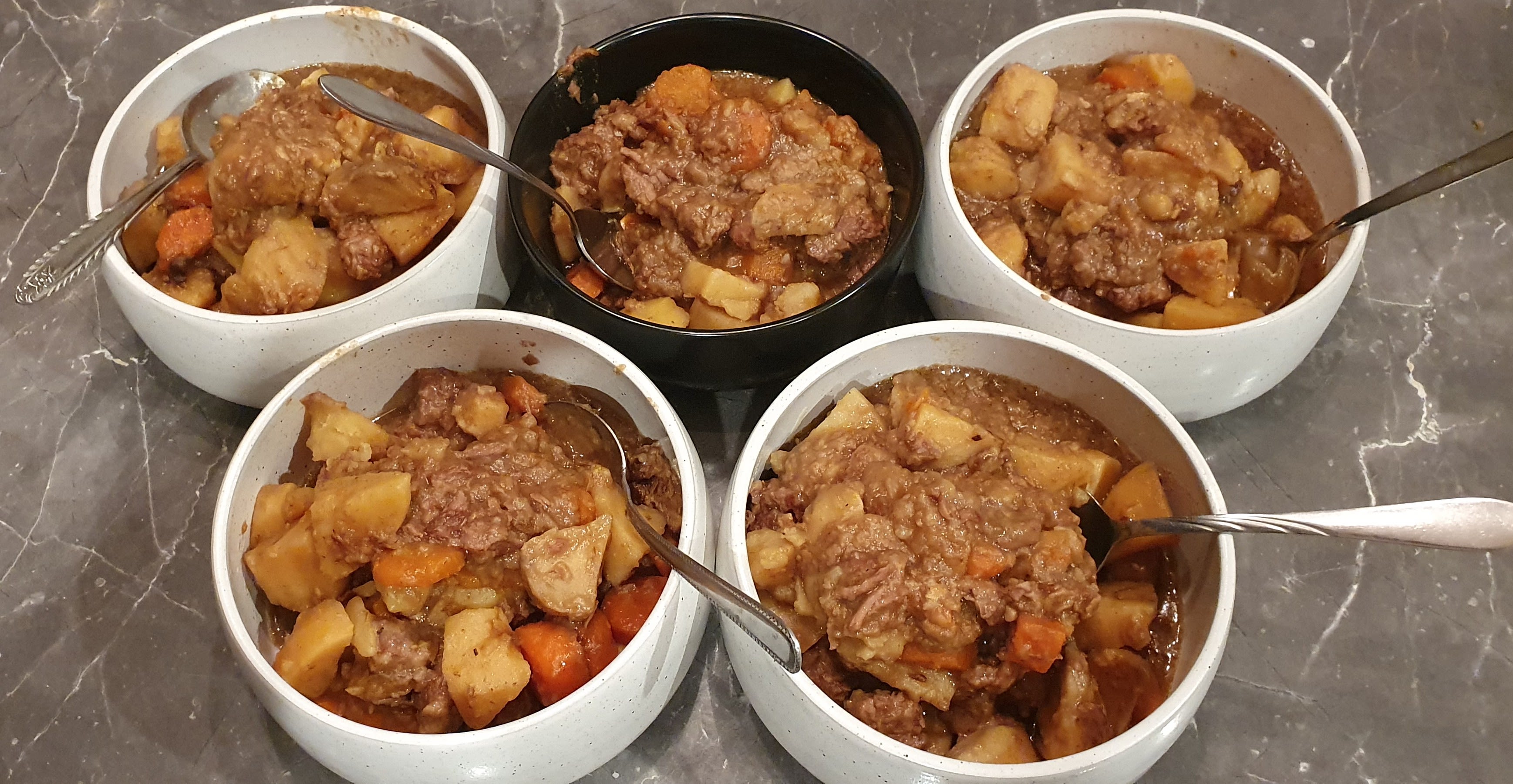 Slow Cooker Meal Beef and Ale Stew bunch