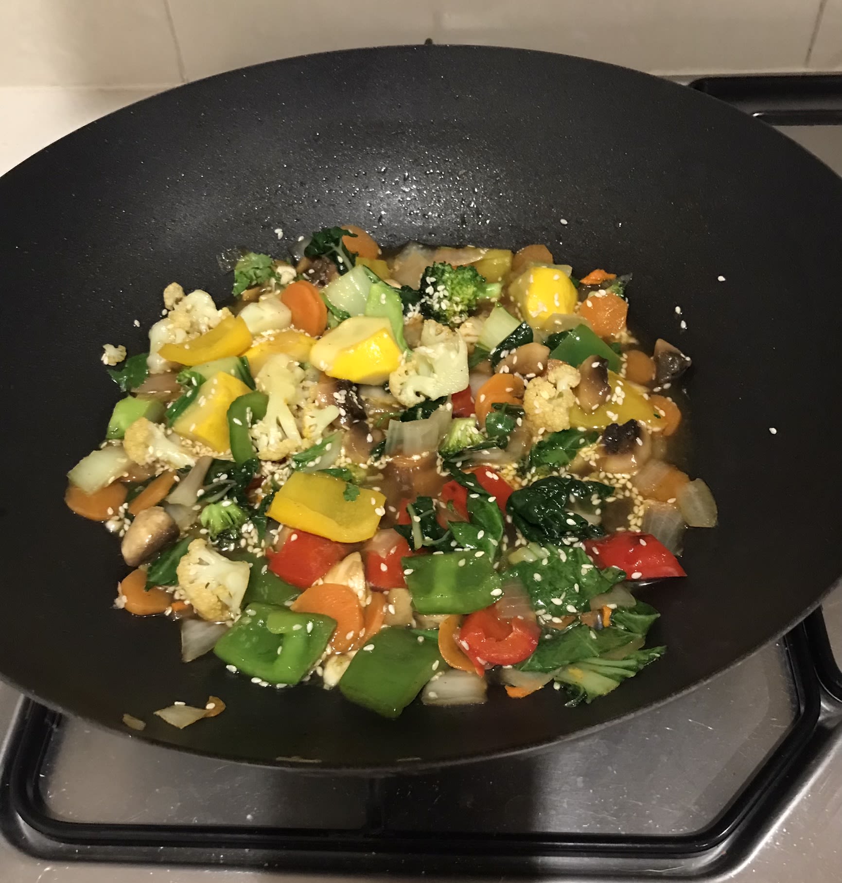 Vegetable stir fry bunch