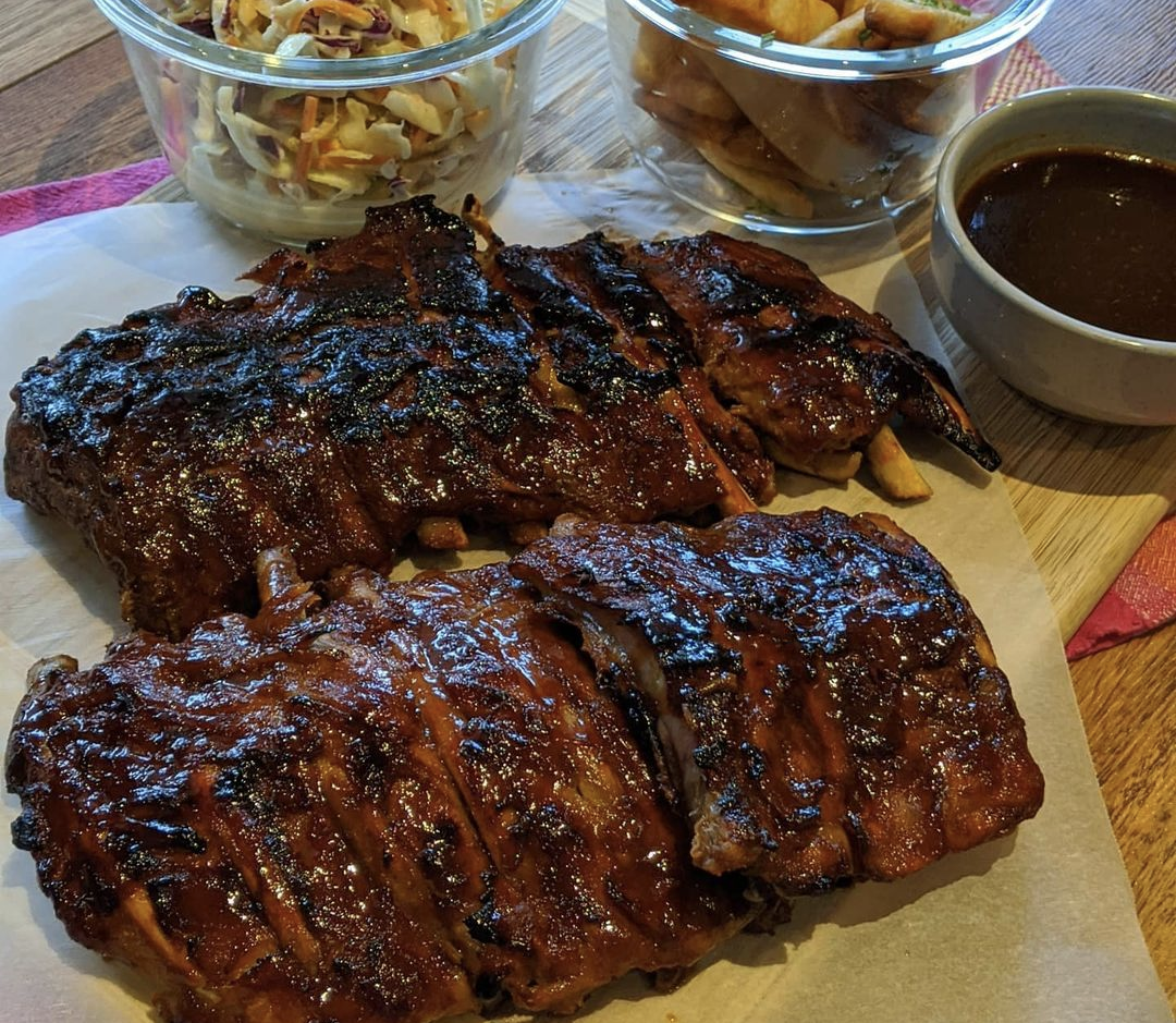 BBQ Pork Ribs (Slow Cooked) bunch