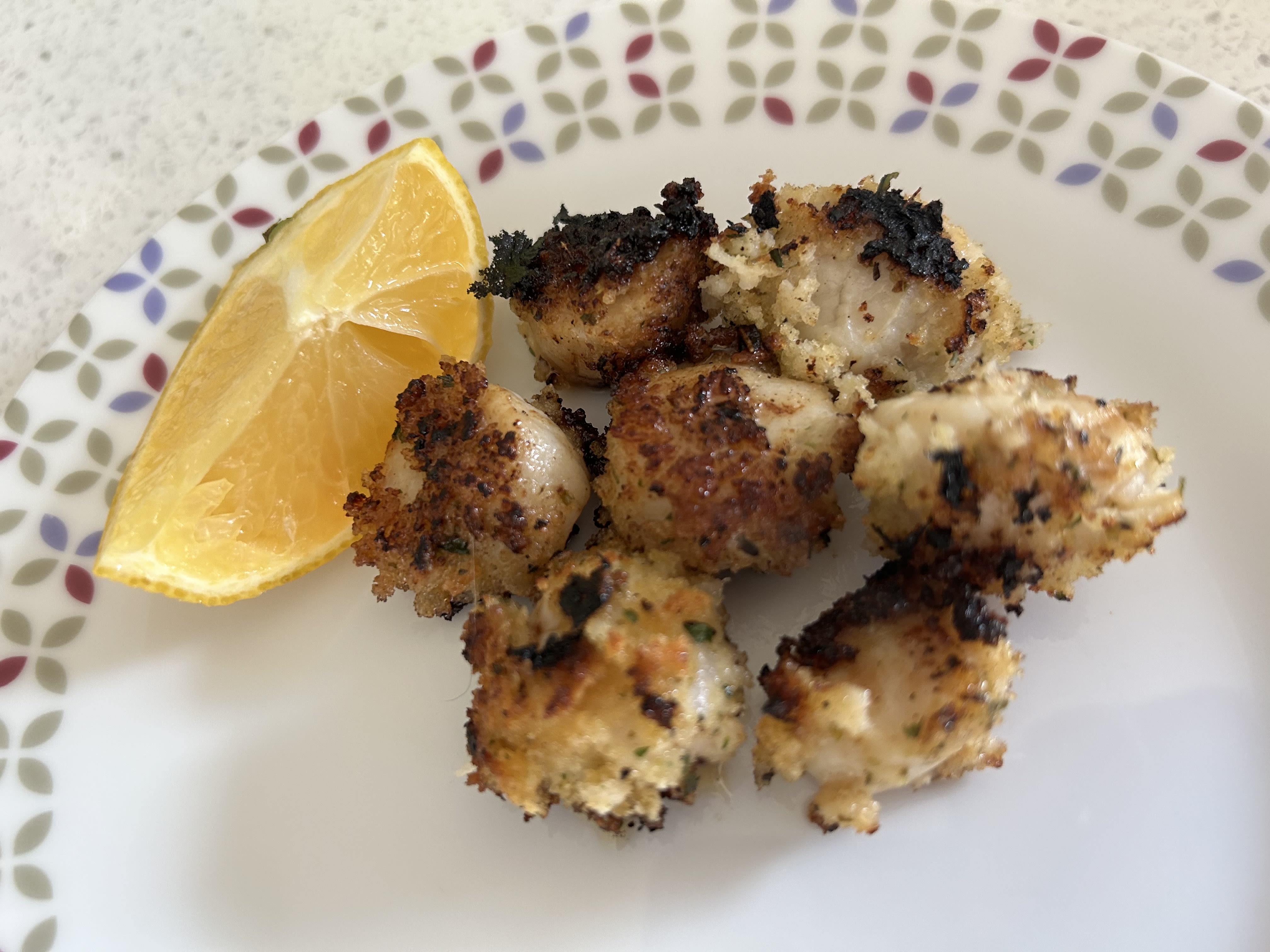 Removing Roe Crumbed Scallops | bunch
