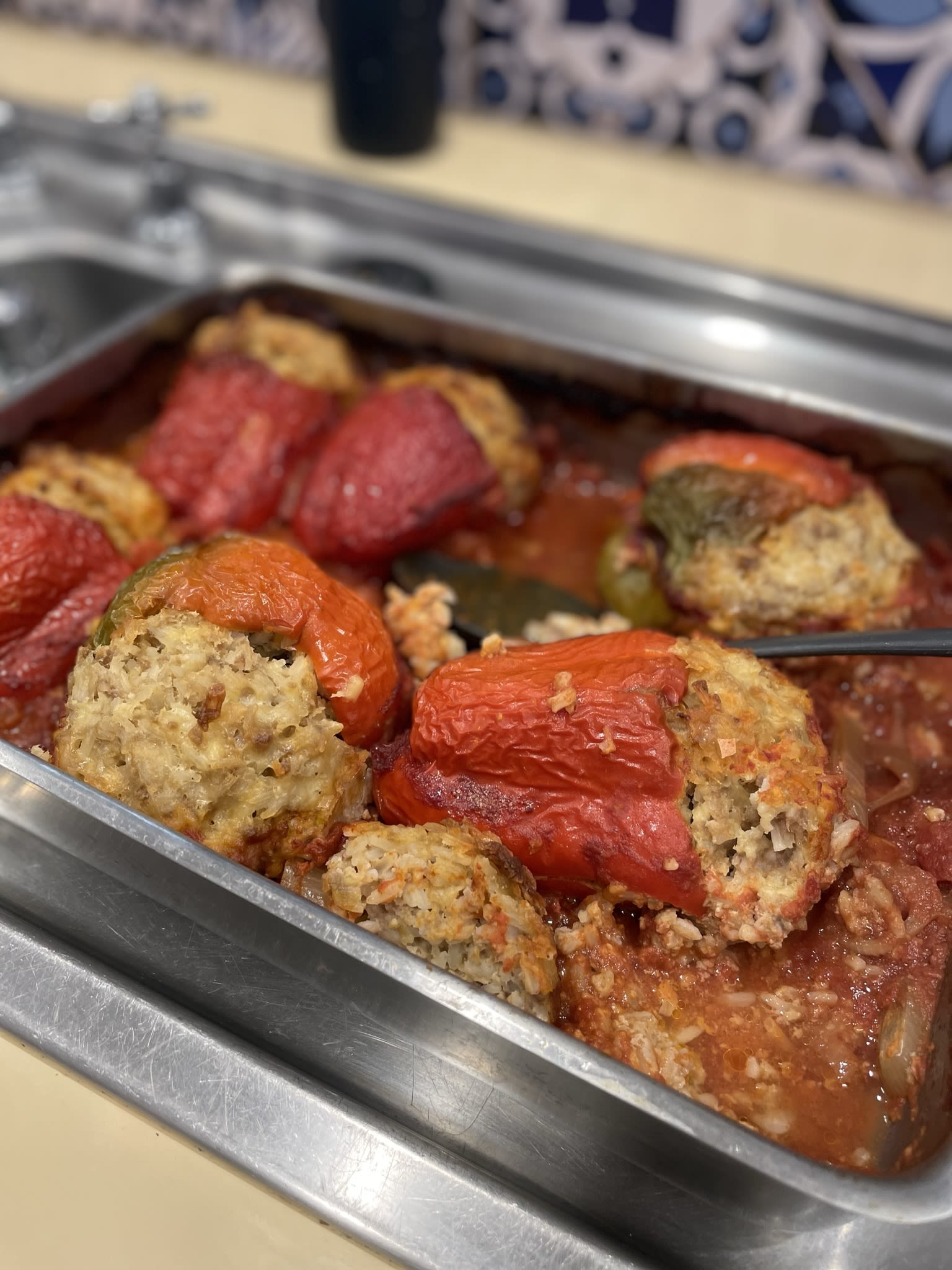 Stuffed capsicums | bunch