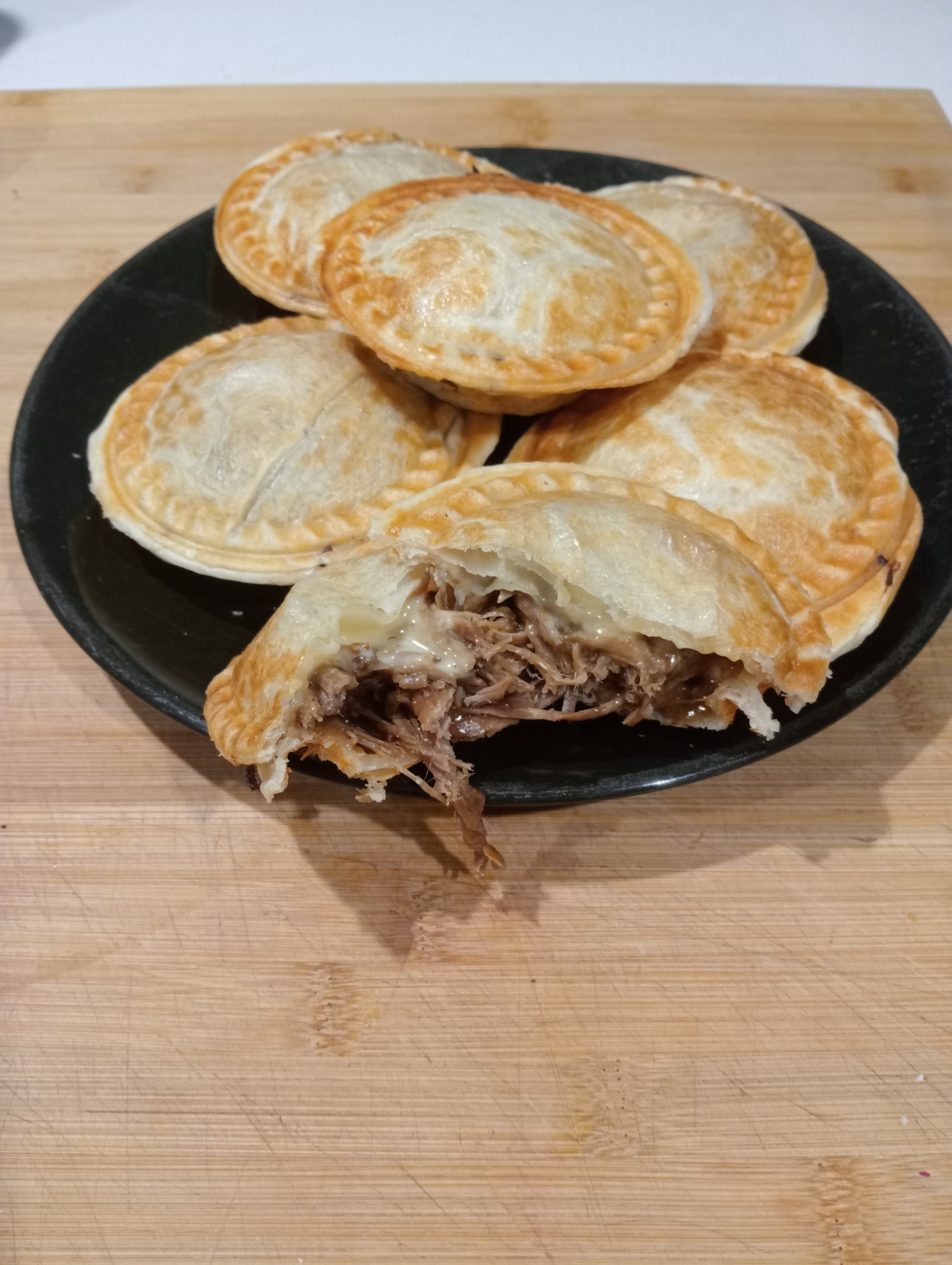 Slow Cooked Beef and Onion Pies bunch