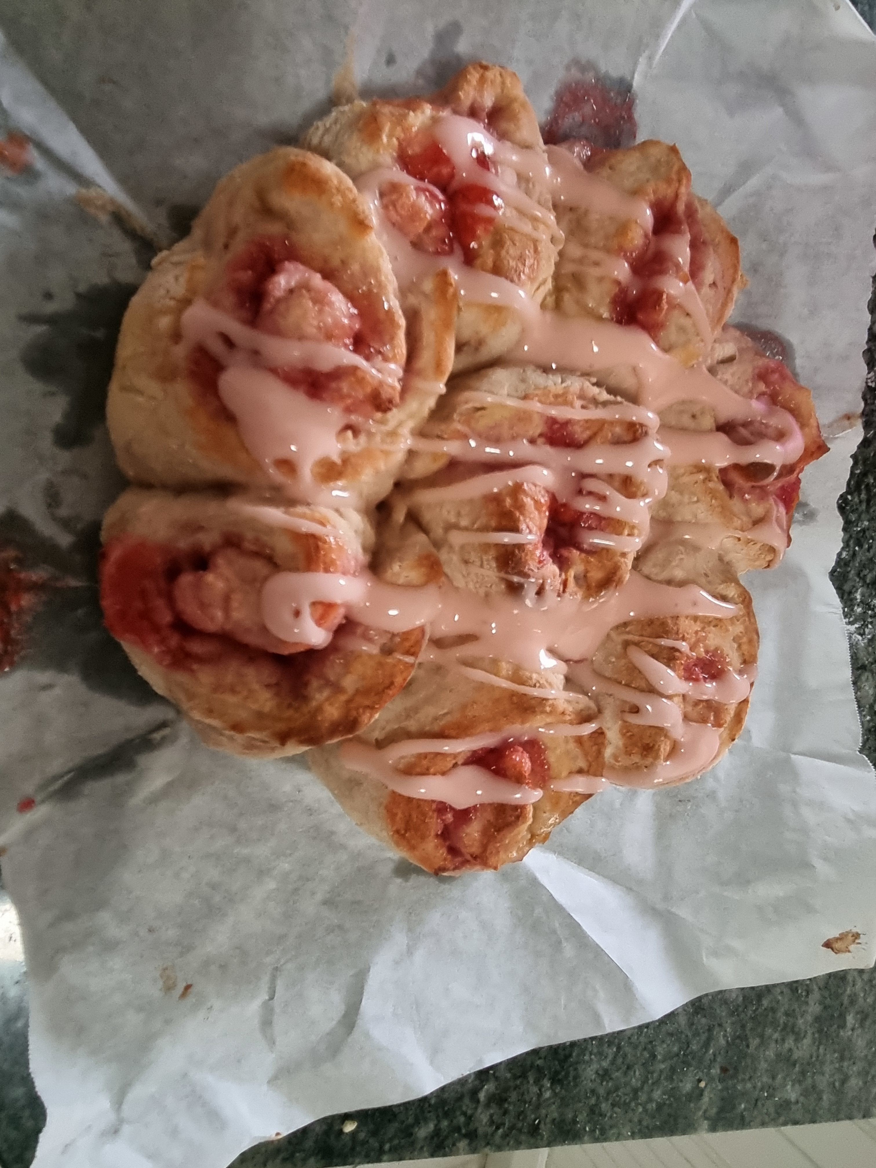 Strawberry Scrolls | bunch