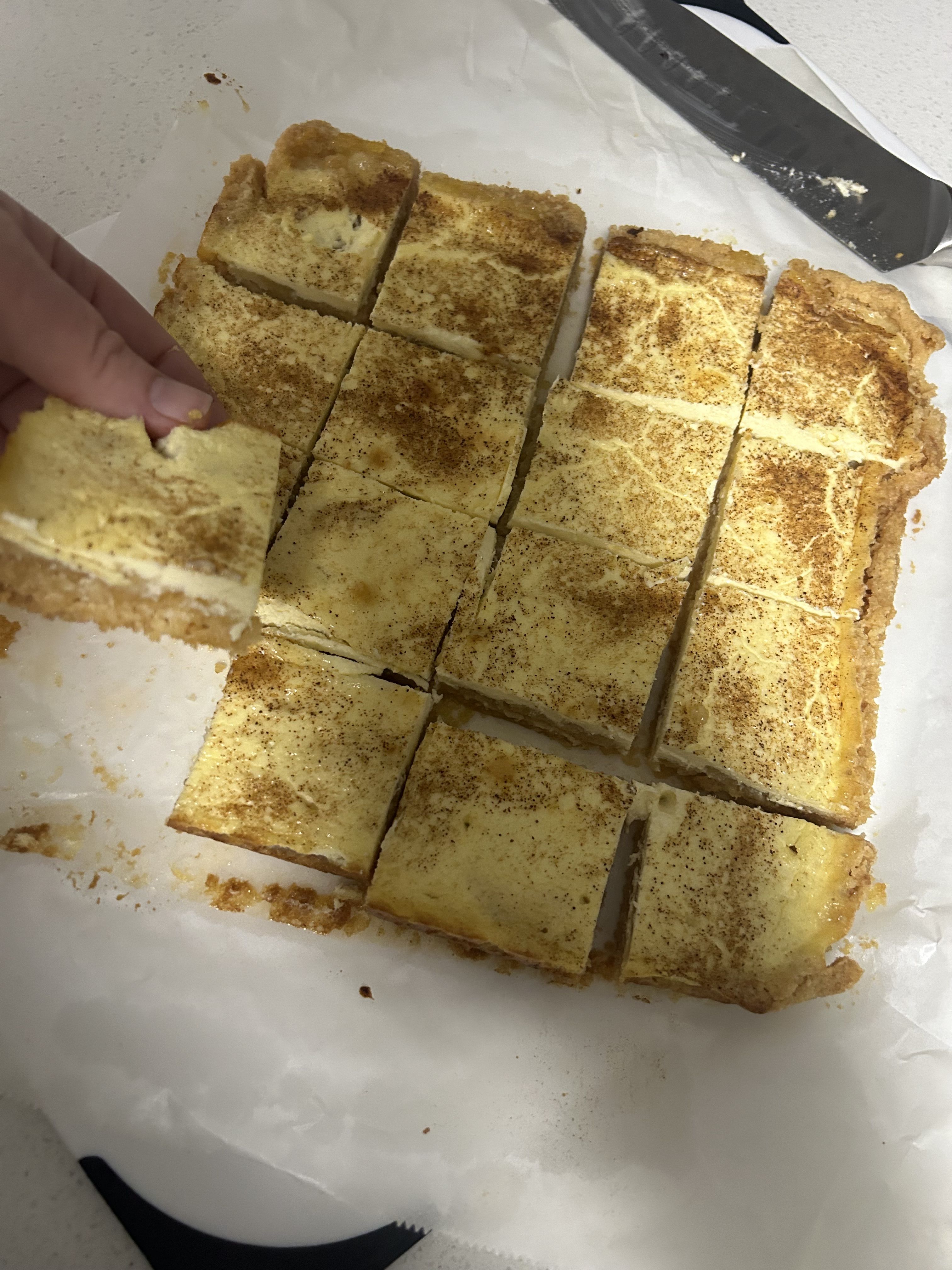 Sour Cream and Apple Slice bunch