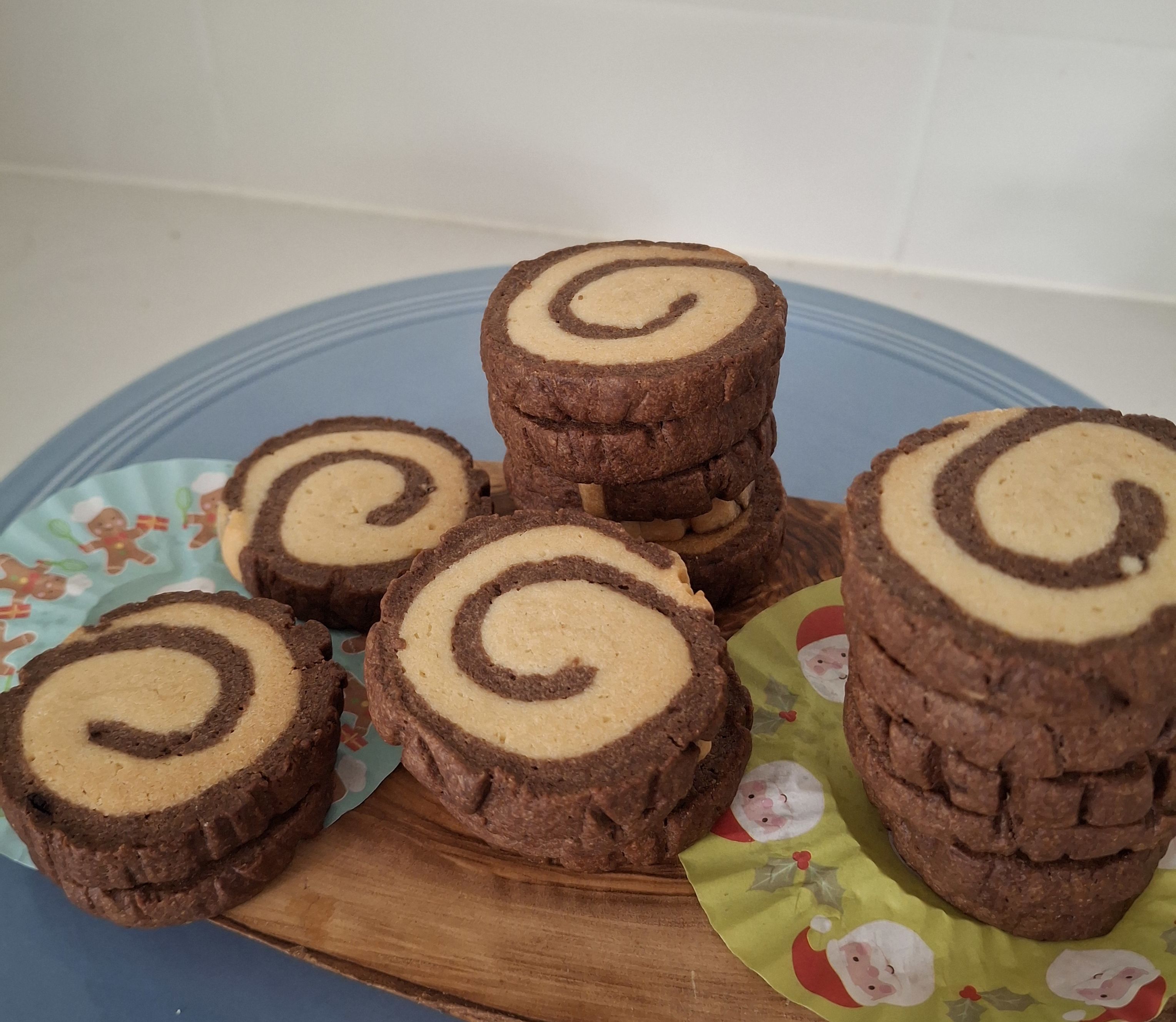 Cocoa Swirl Biscuits | bunch