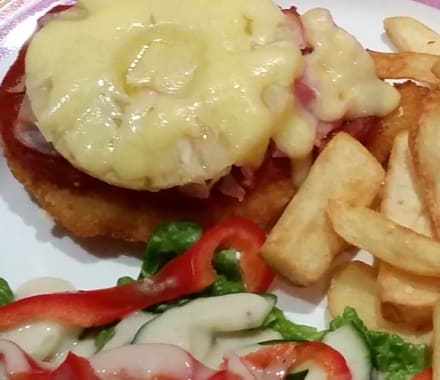 Hawaiian Chicken Schnitzels bunch