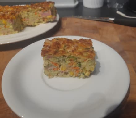 Vegetable /Ham slice | bunch
