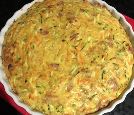 Bacon Zucchini Carrot Quiche Bunch