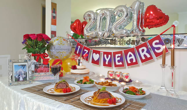 Simple Wedding Anniversary Celebration At Home🥰 | bunch