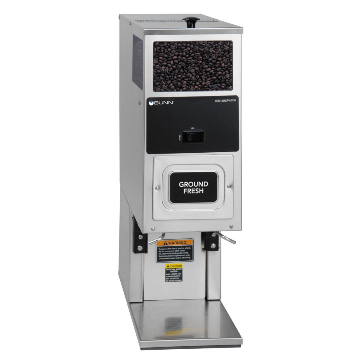 Bunn 05800.0003 - G9T HD Coffee Grinder, portion control, single 9 lb hopper, stainless décor