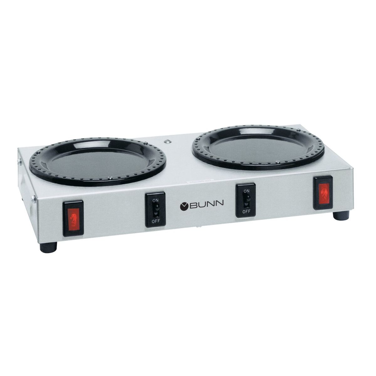 Bunn 06310.0004 - WX2 Coffee Warmer, two 100W warmers, side-by-side warmer, 120v