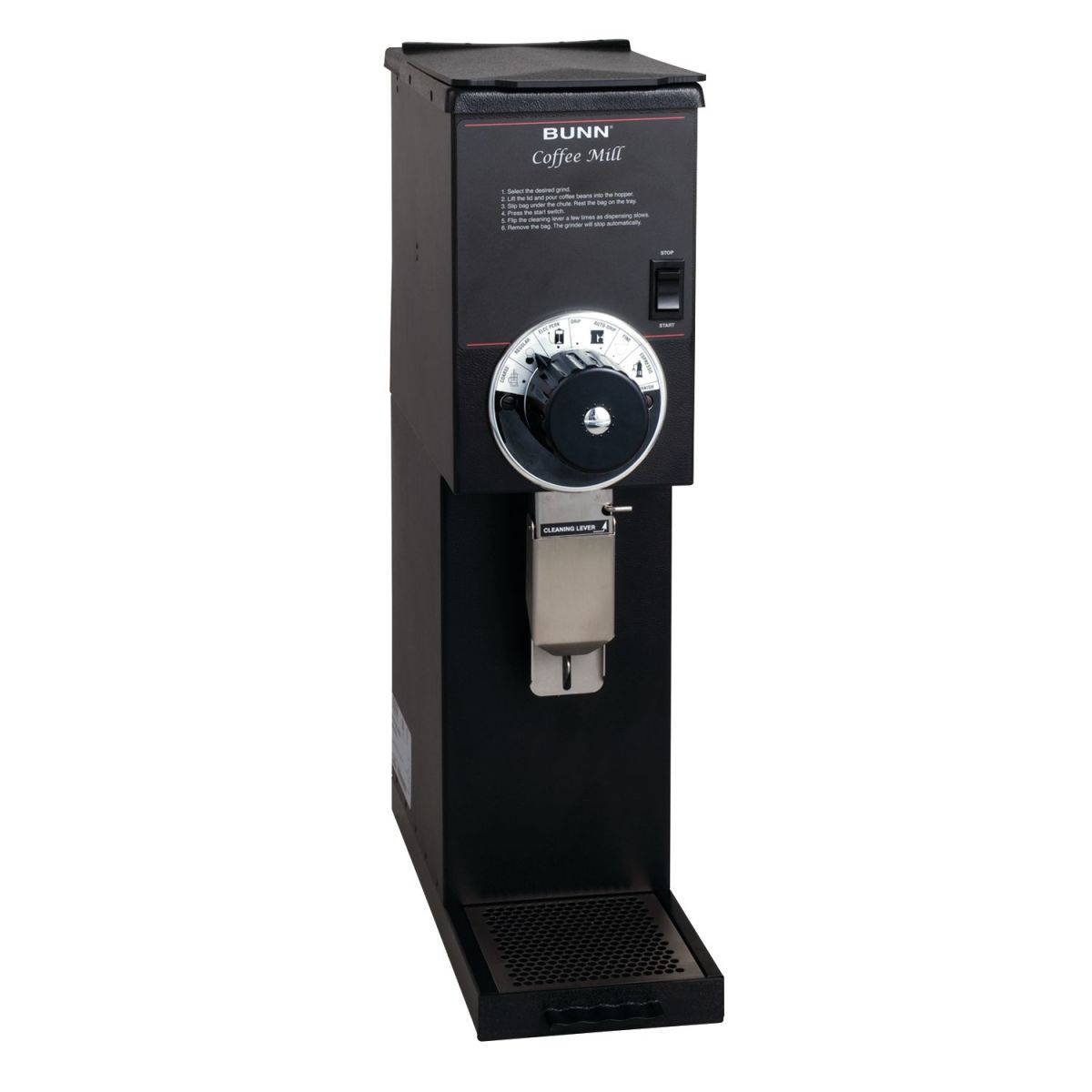 Bunn 22102.0000 - G2HD Bulk Grinder, heavy duty, 2 lb. hopper capacity, black