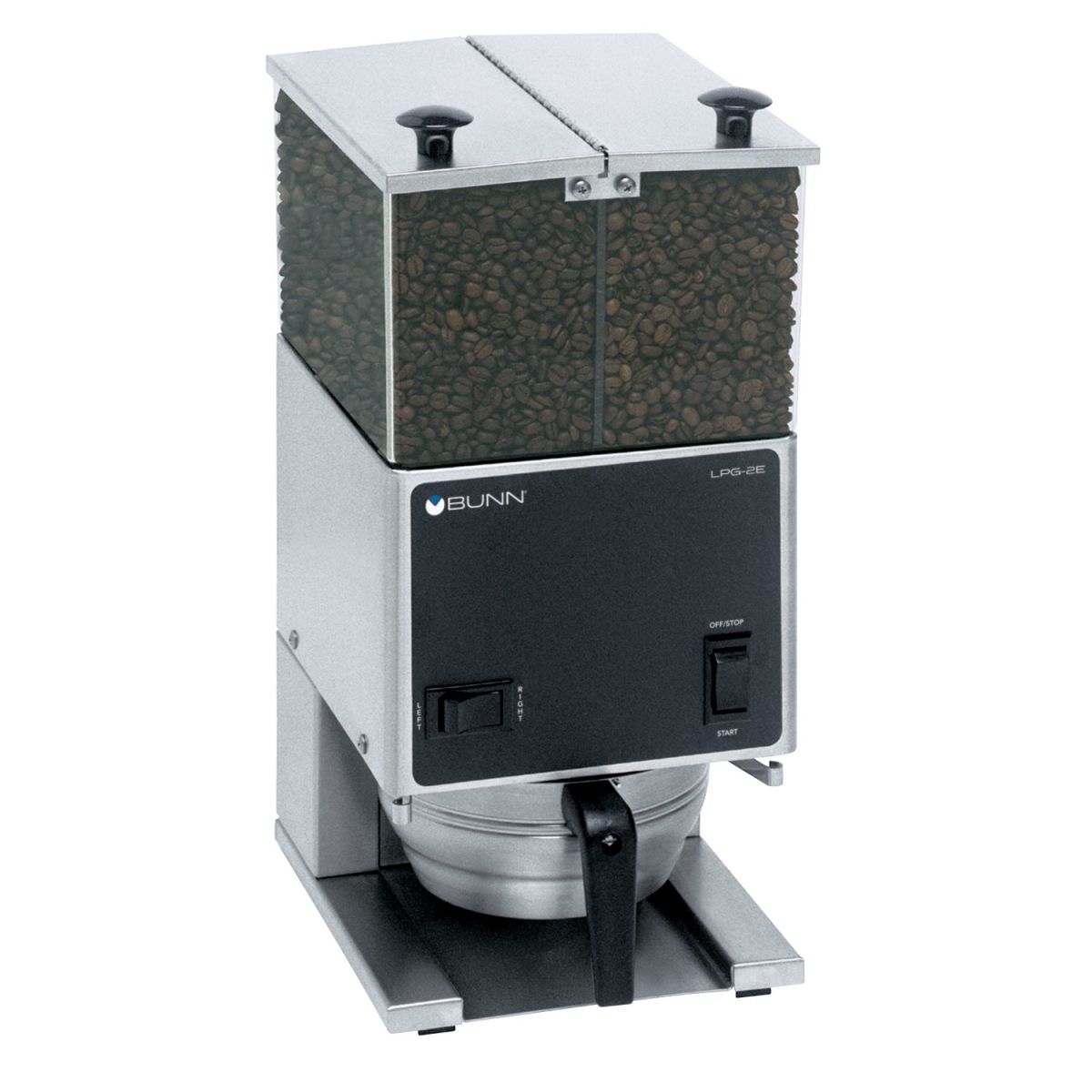 Bunn 26800.0000 - LPG2E, Low Profile Grinder, portion control, dual 3 lbs. hoppers, 17-1/2