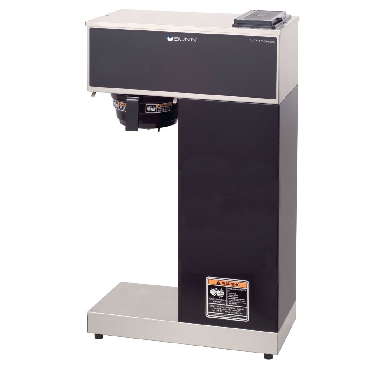 Bunn 33200.0010 - VPR-APS Pourover Airpot Coffee Brewer, pourover type, stainless & black finish