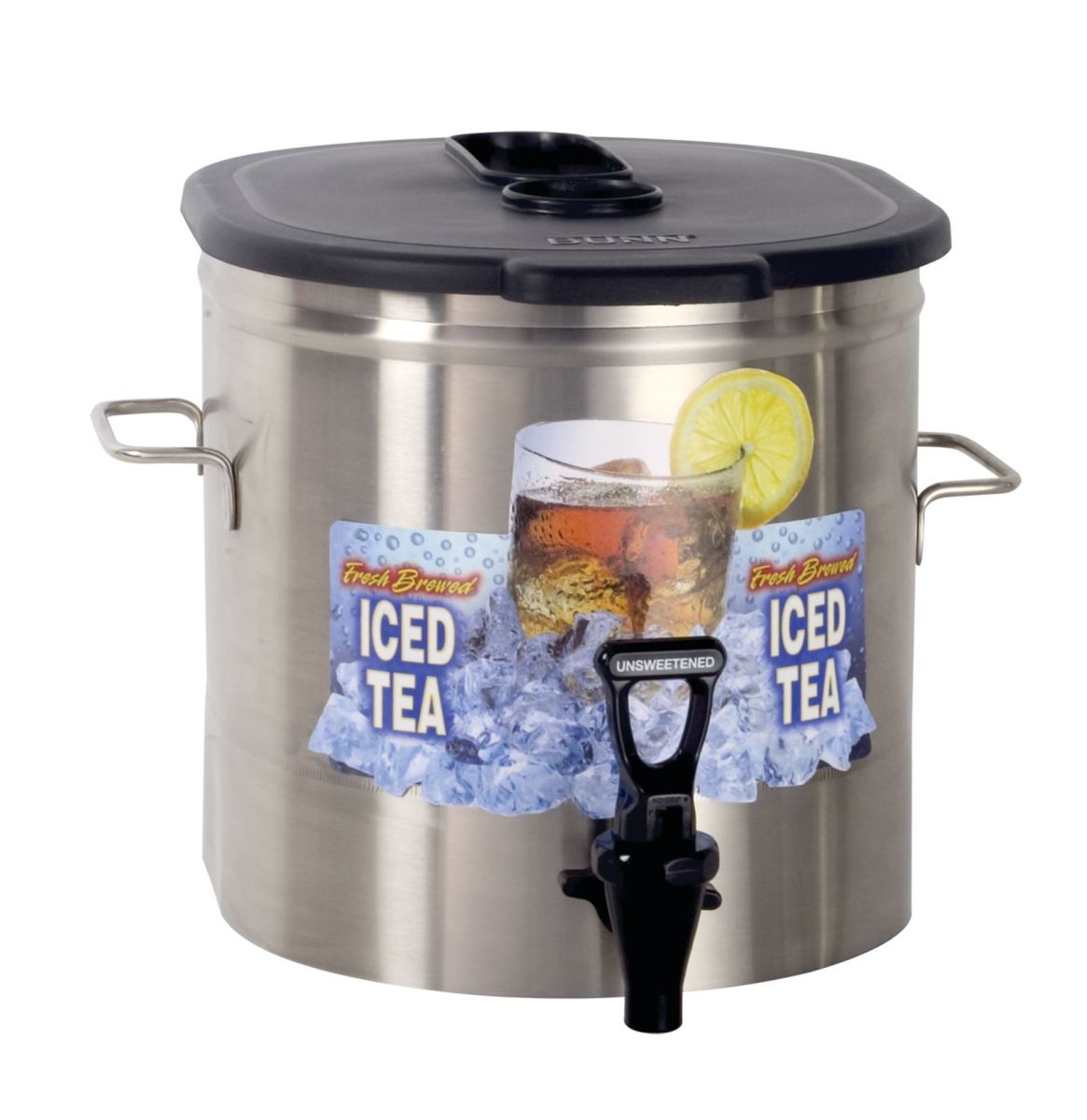 Bunn 37100.0000 - TDO-3.5 Iced Tea Dispenser, low profile, 3.5 gallon, brew-through plastic lid