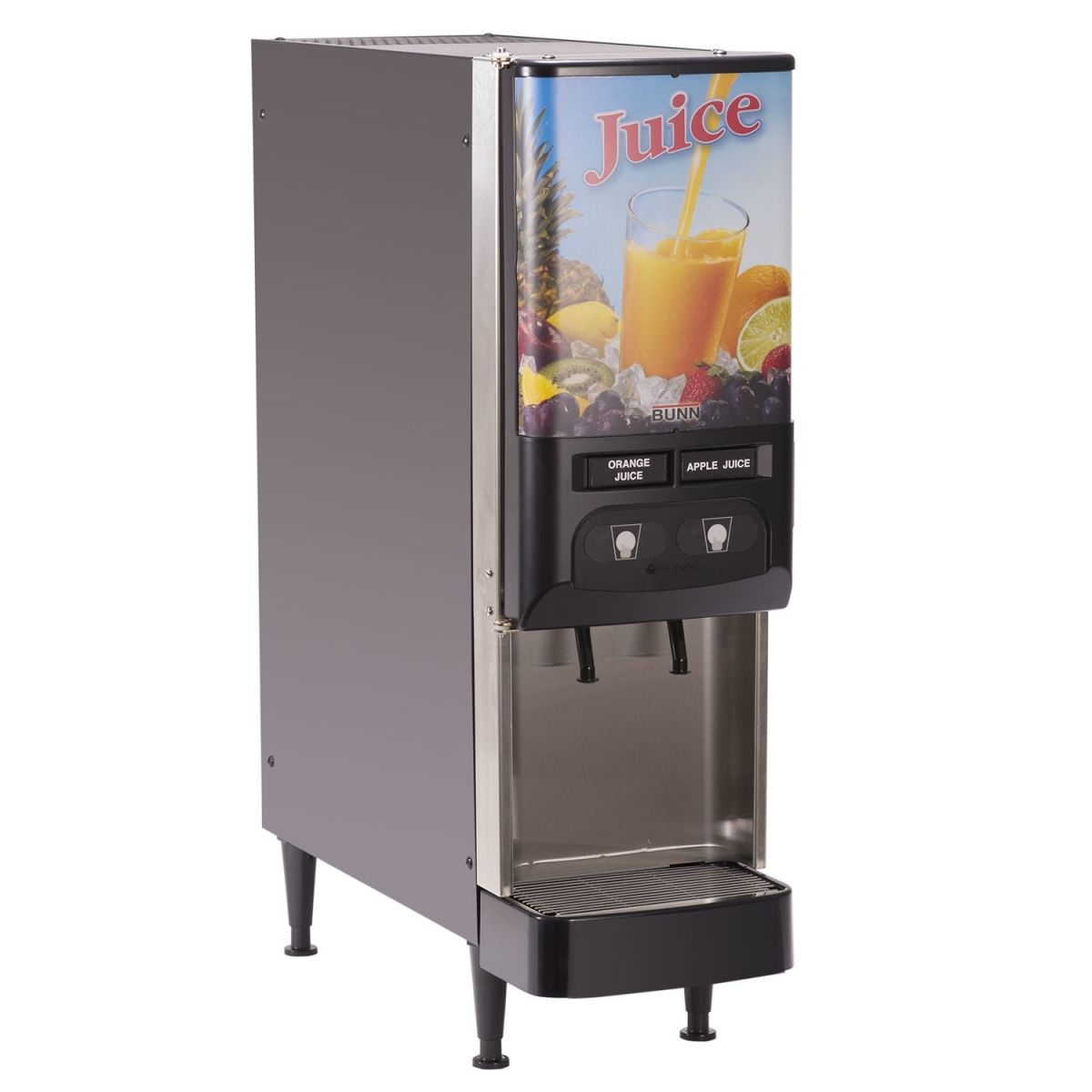 Bunn 37900.0001 - JDF-2S 2-Flavor Cold Beverage System, Unlit Door, (4) 5 oz. drinks