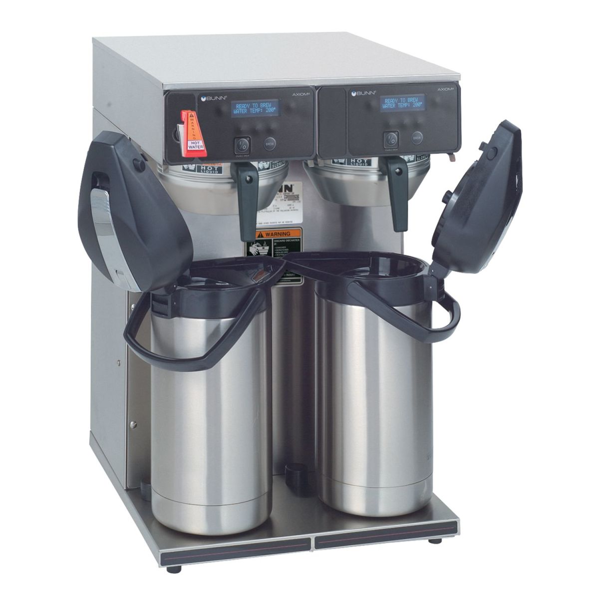 Bunn 38700.0013 - AXIOM® Twin APS Airpot Coffee Brewer, brews 15 gallon per hour, twin brew head, hot water faucet
