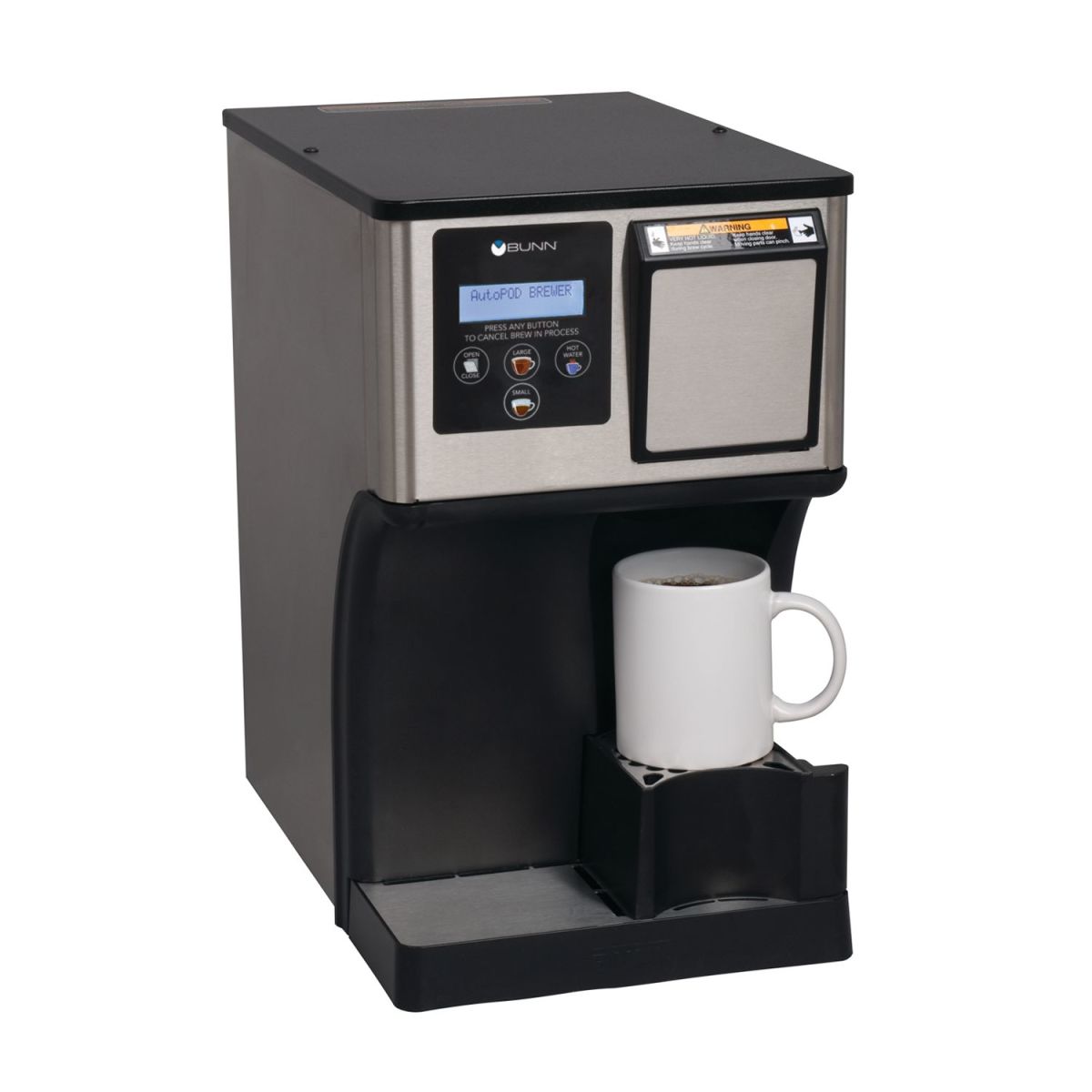Bunn 42300.0000 - MyCafé® AutoPOD® Brewer, automatic, single tank, brews up to 16 oz. per minute, hot water dispenser up to 10 oz.