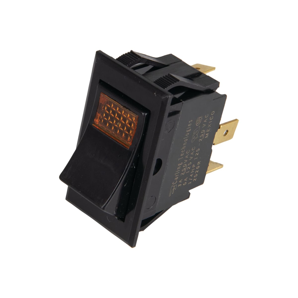 SWITCH,ON/OFF-LIGHT-AMBER 120