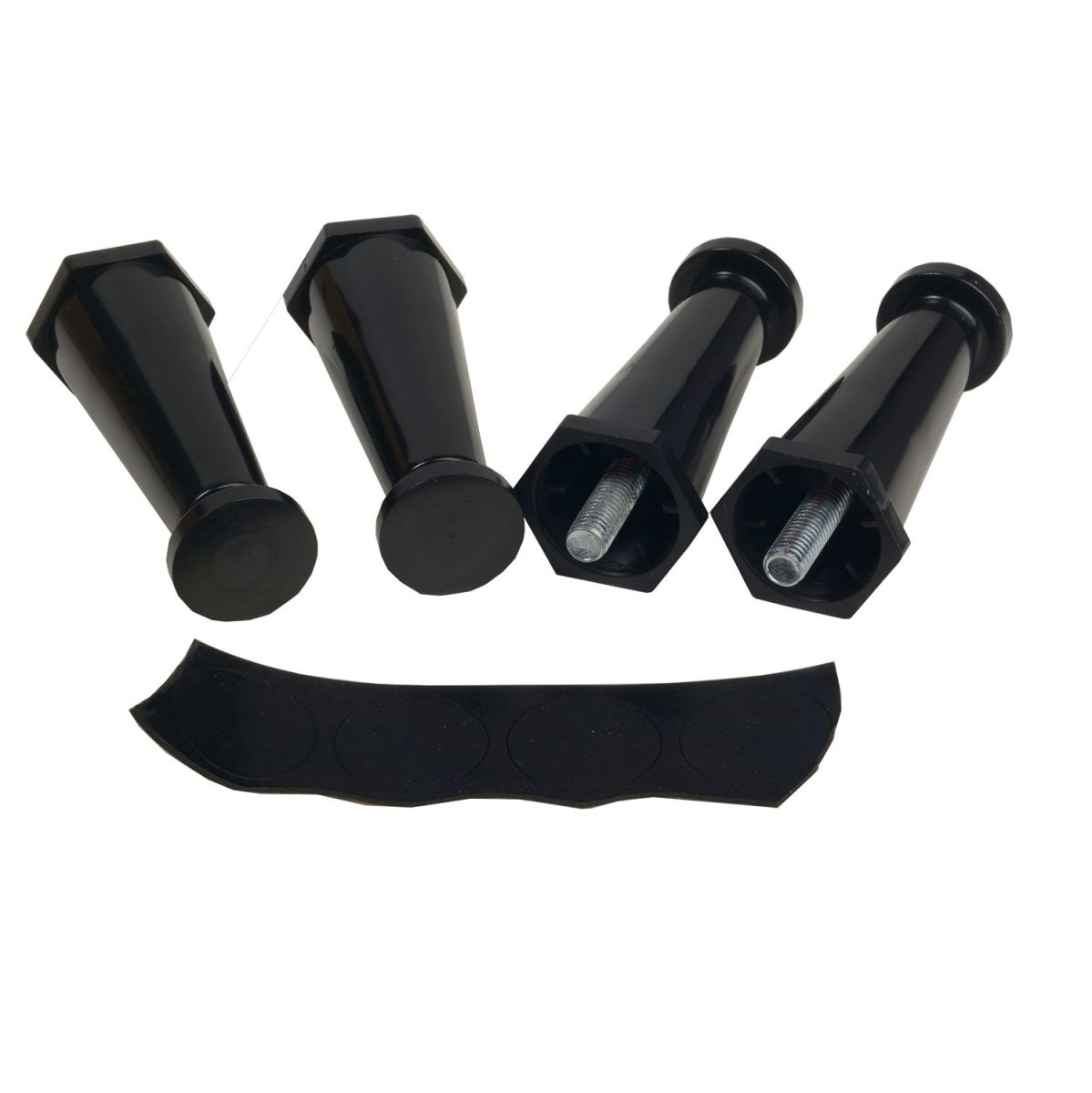 KIT, LEG-4.0 ADJ BLK PLSTC FLG