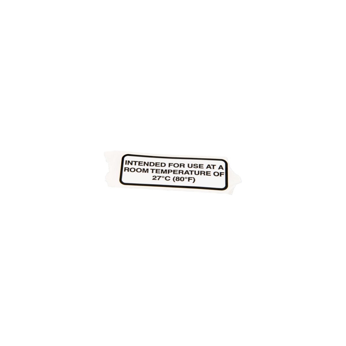 DECAL, ROOM TEMPERATURE